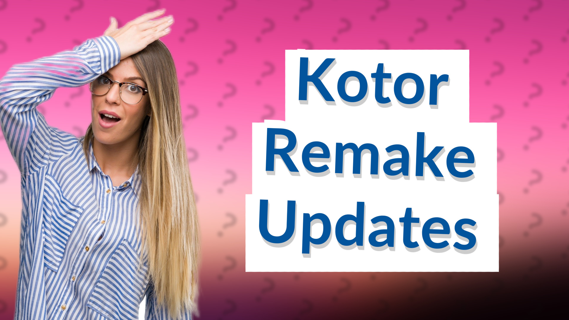 Kotor Remake Updates