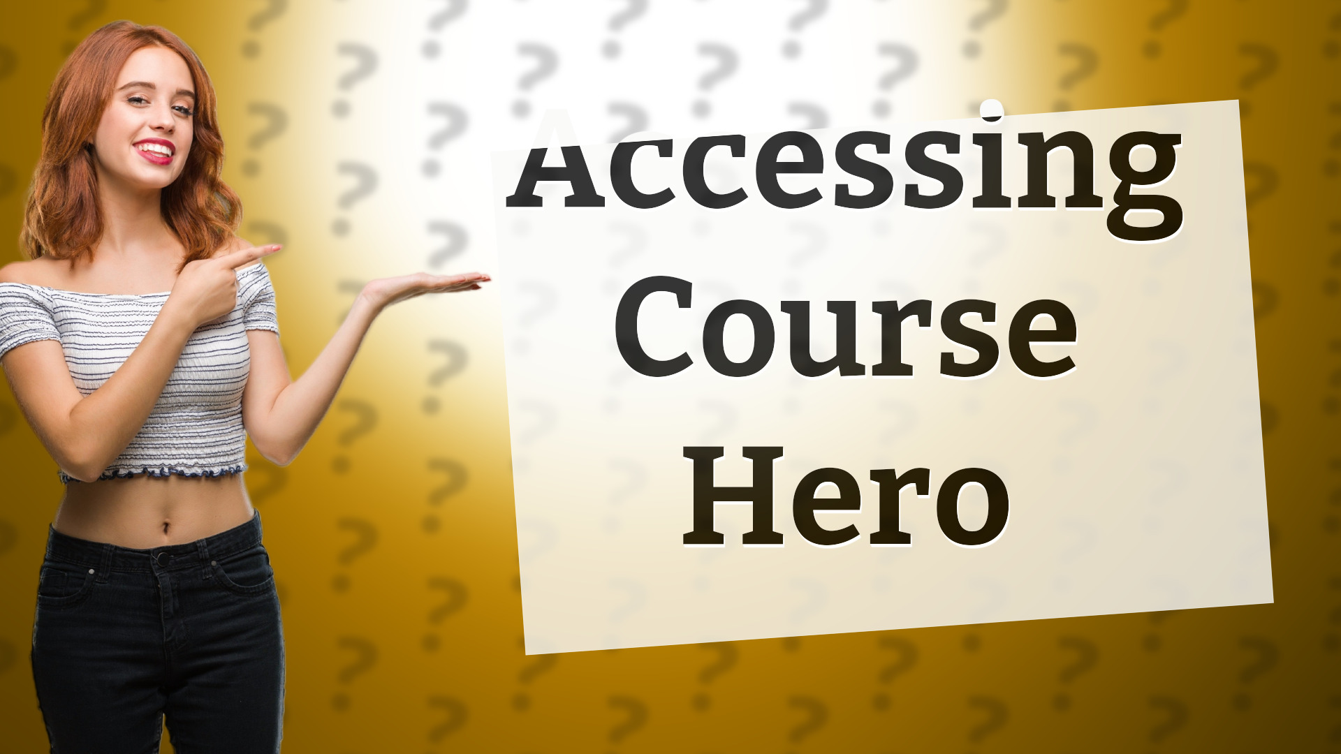 Accessing Course Hero