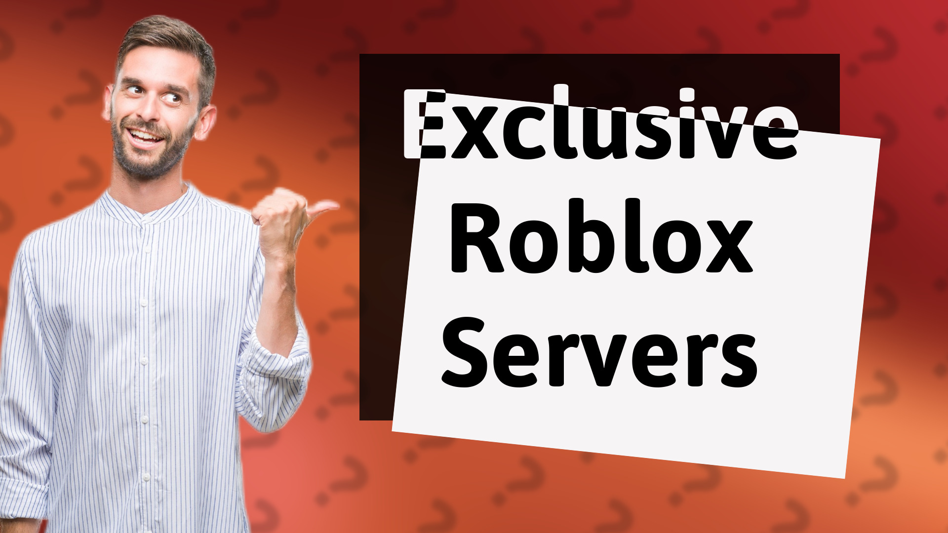 Exclusive Roblox Servers
