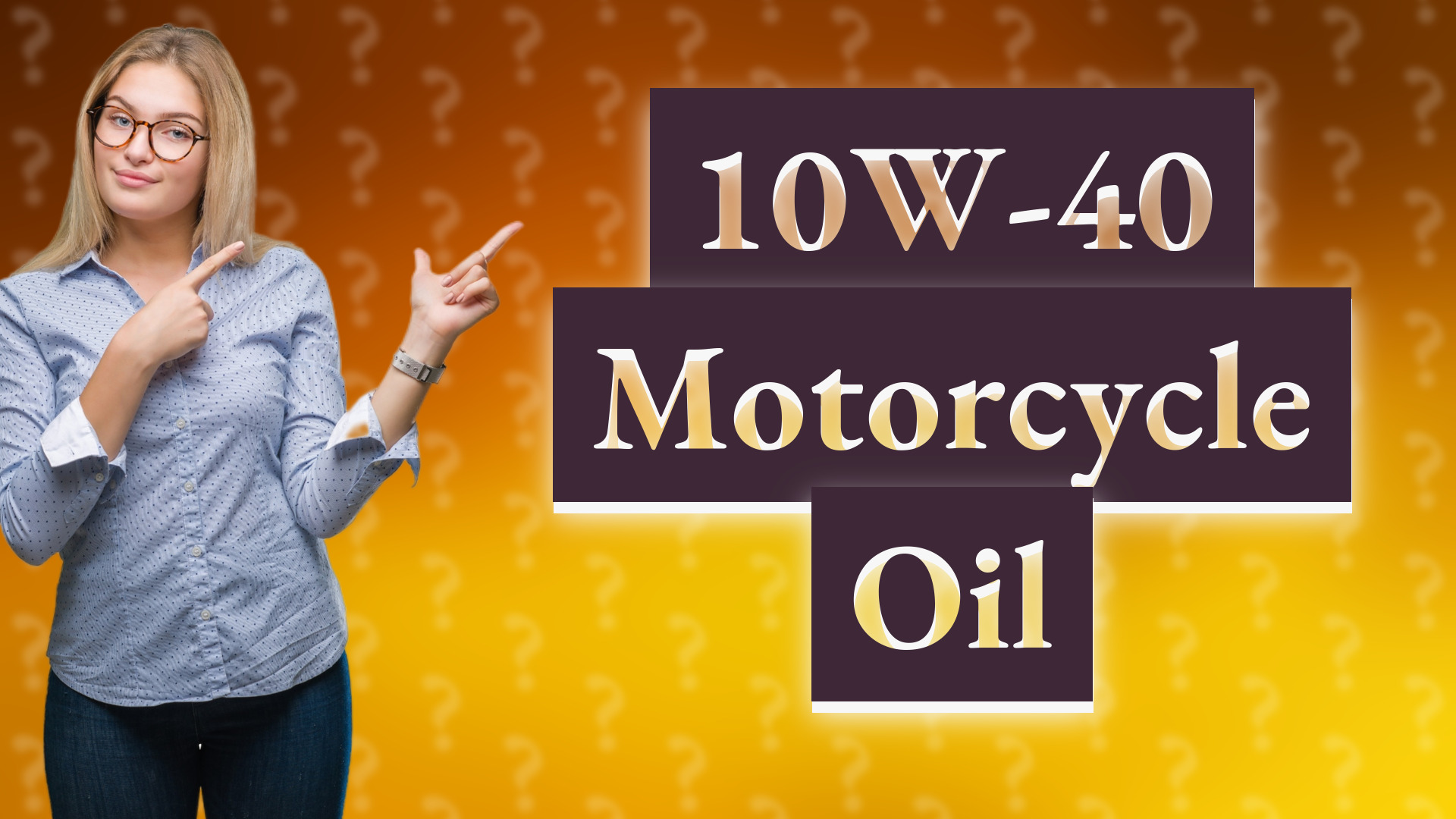 10W-40 Motorcycle Oil