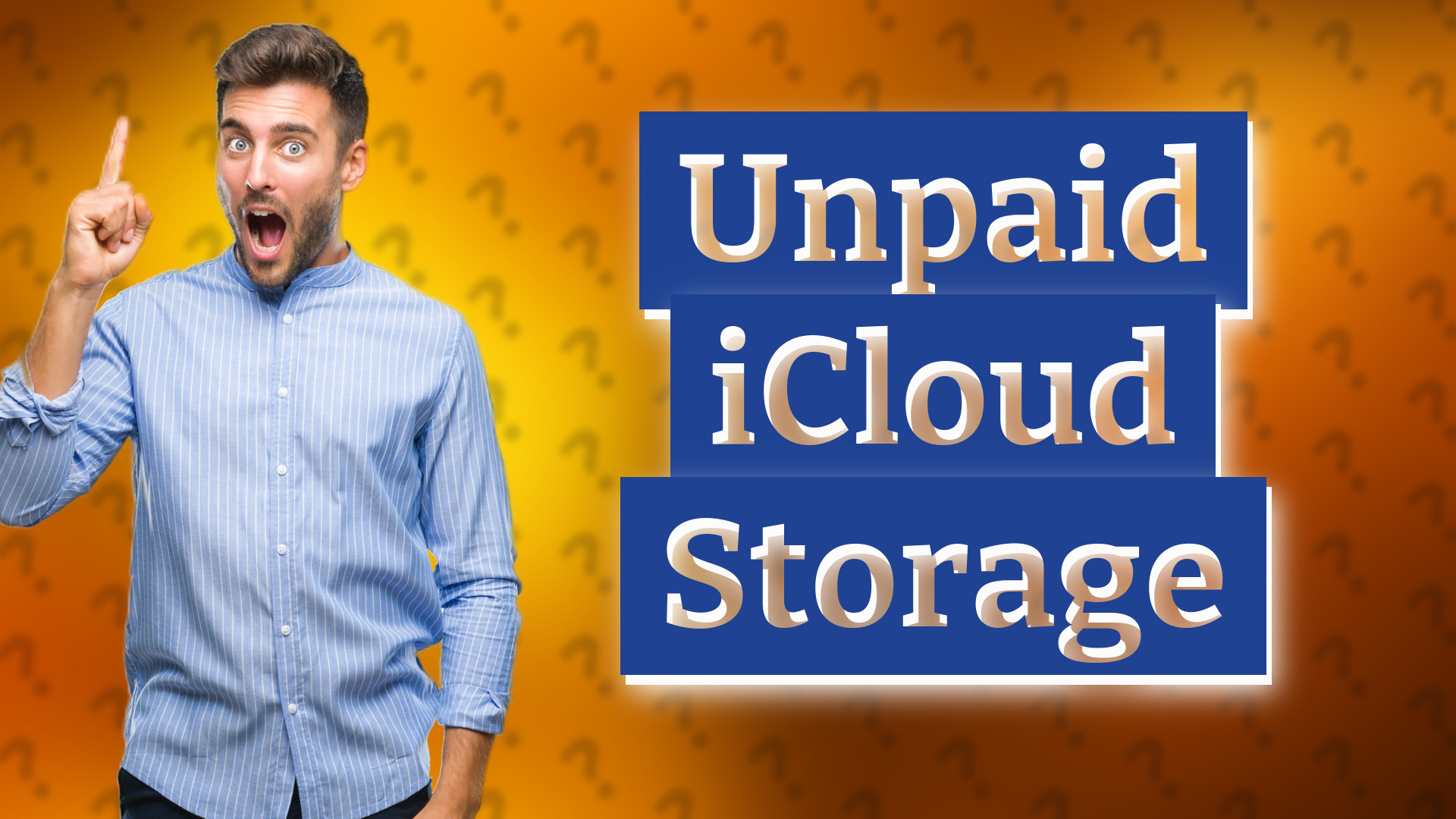 Unpaid iCloud Storage