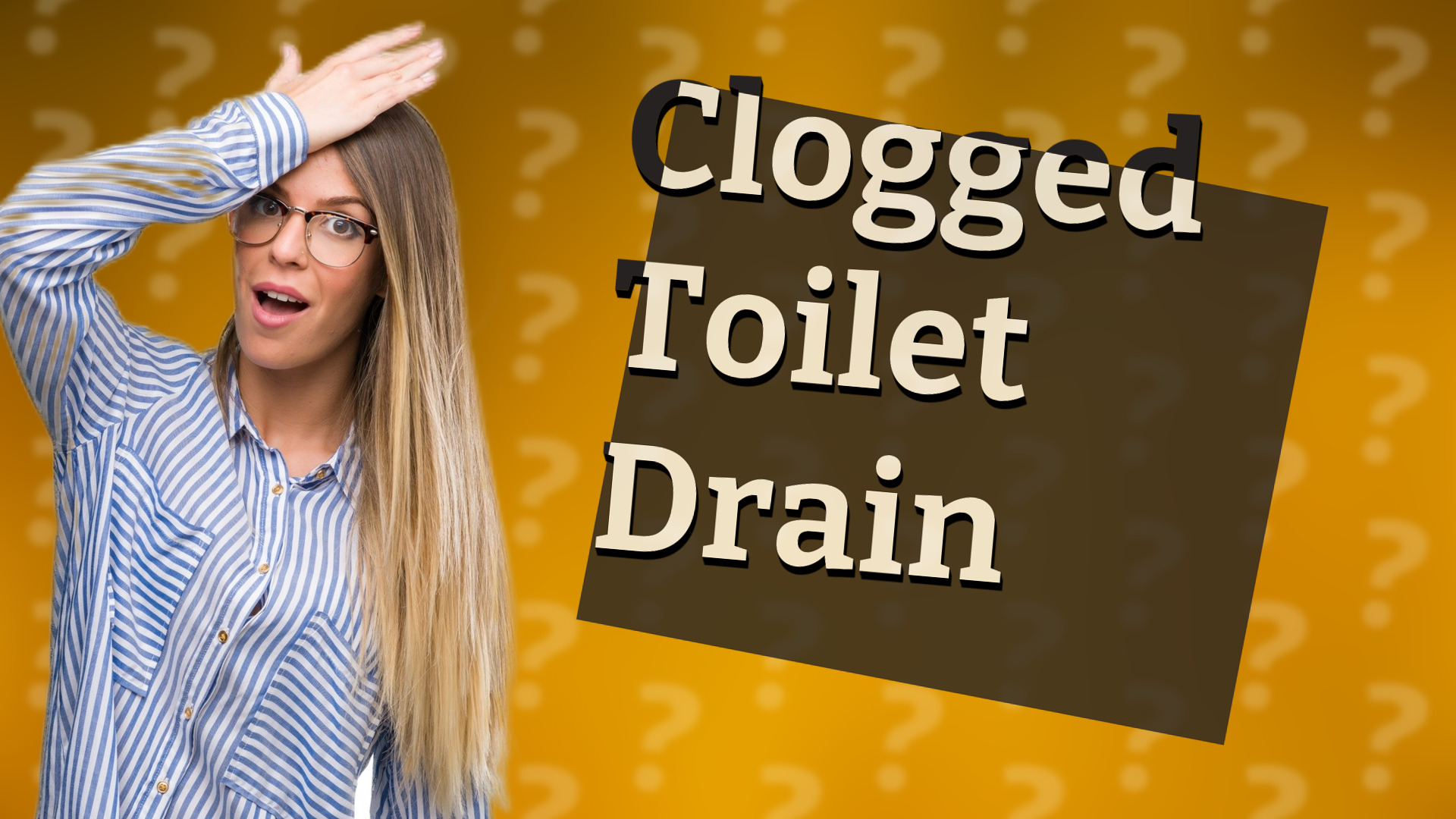 Clogged Toilet Drain