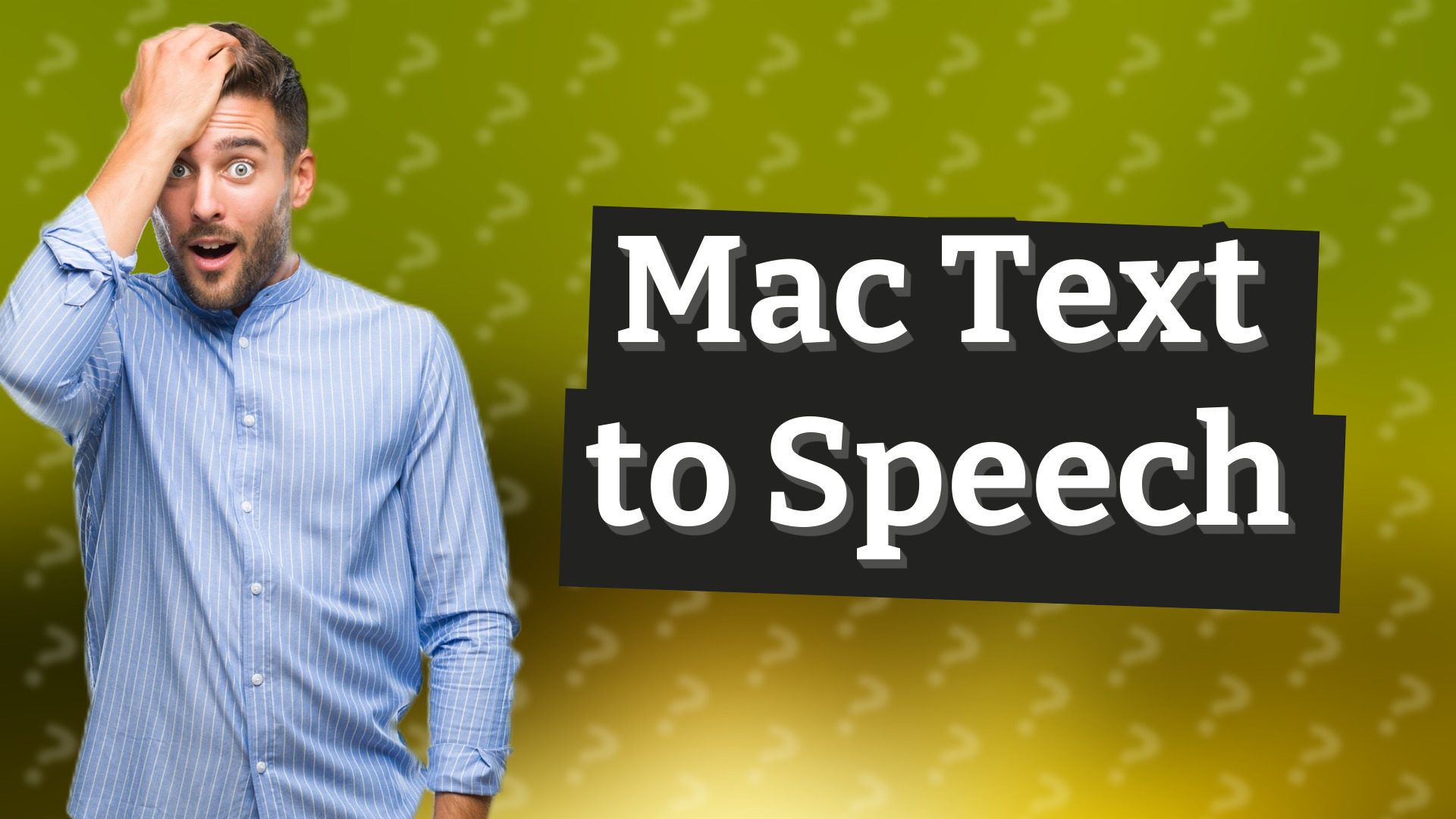Mac Text to Speech
