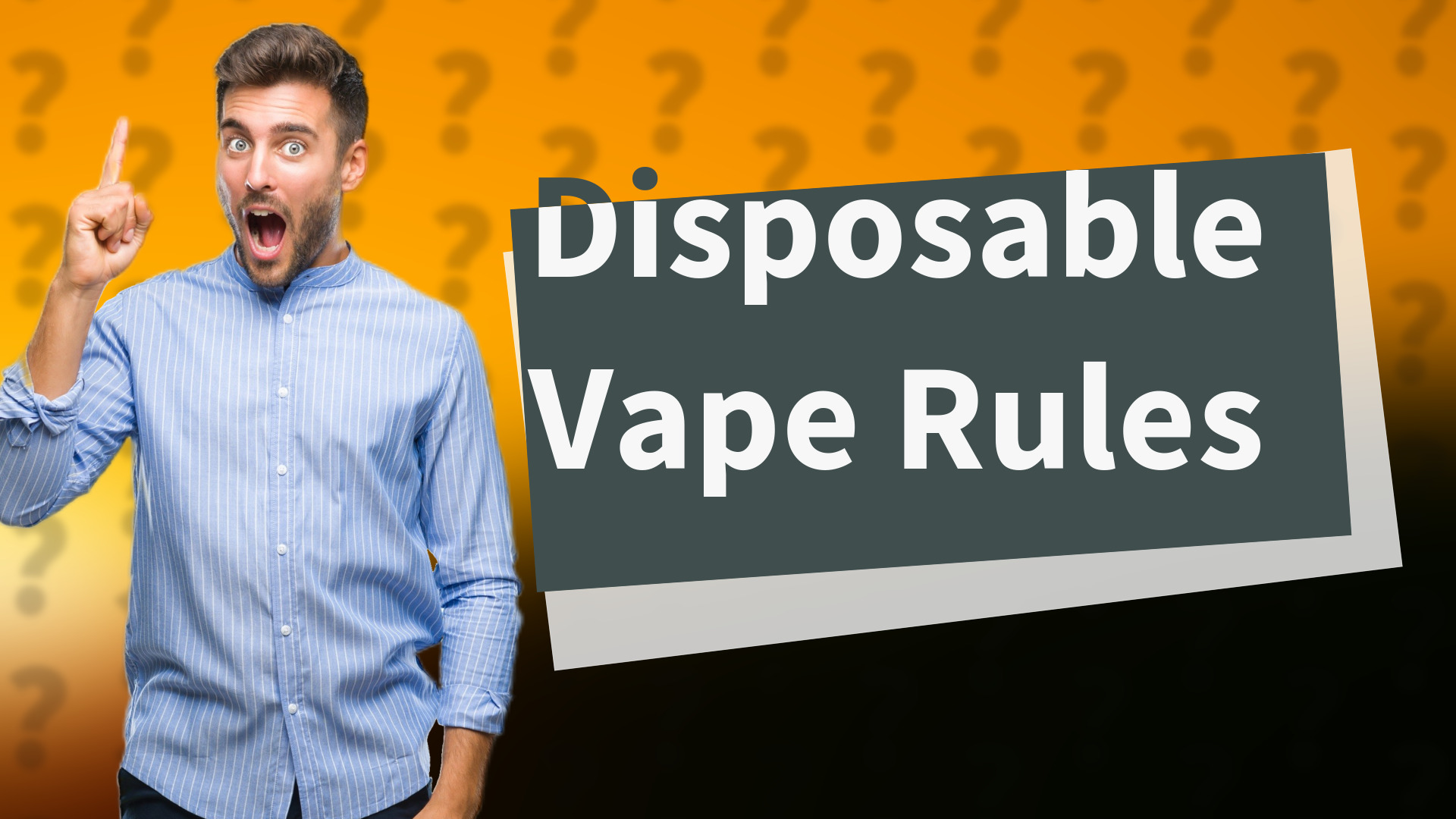 Disposable Vape Rules
