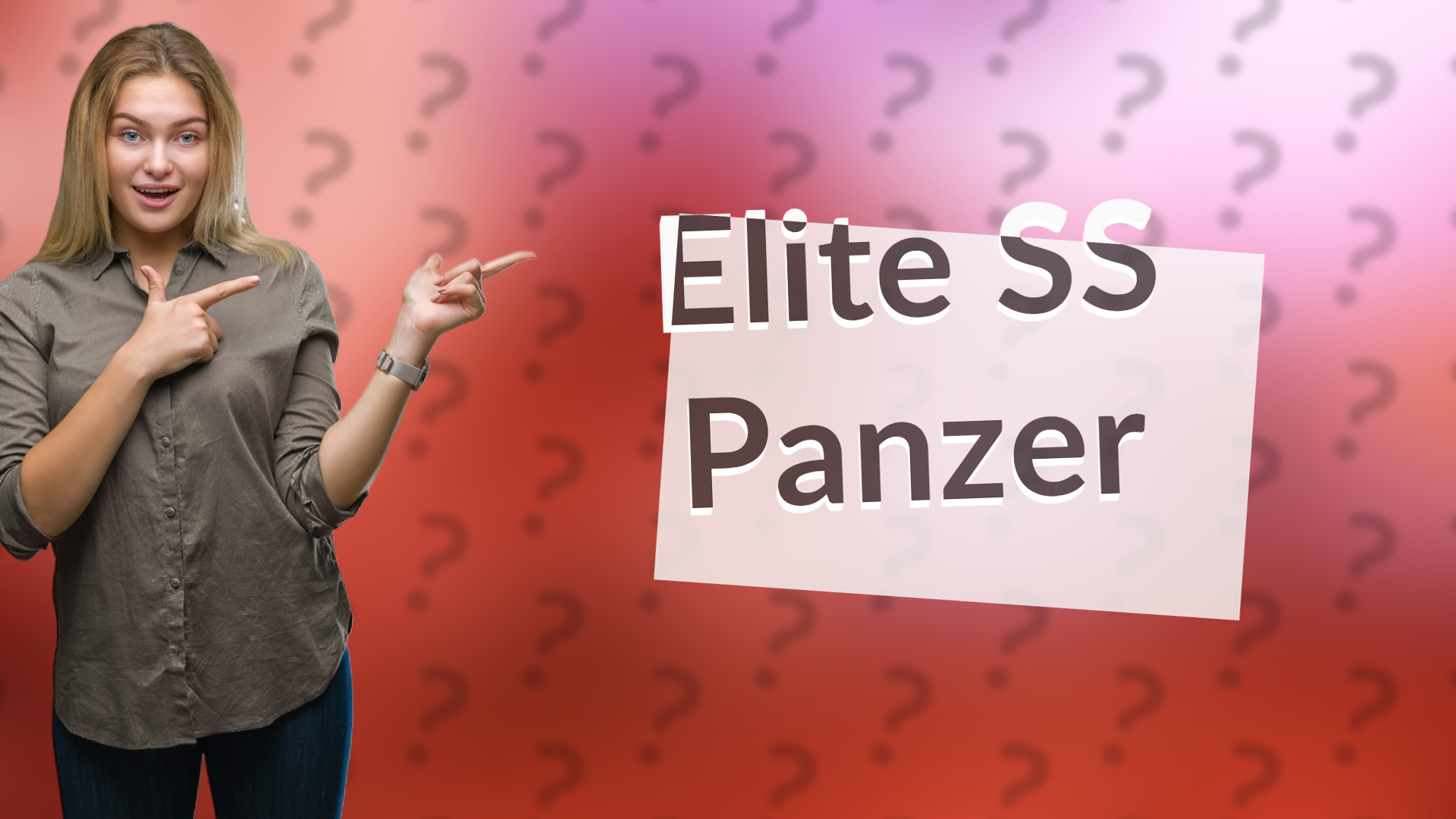 Elite SS Panzer