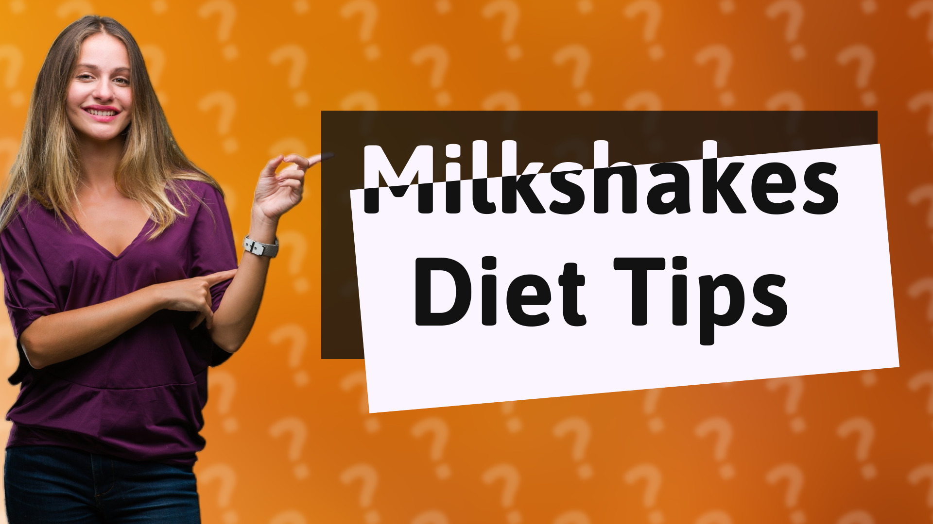 Milkshakes Diet Tips
