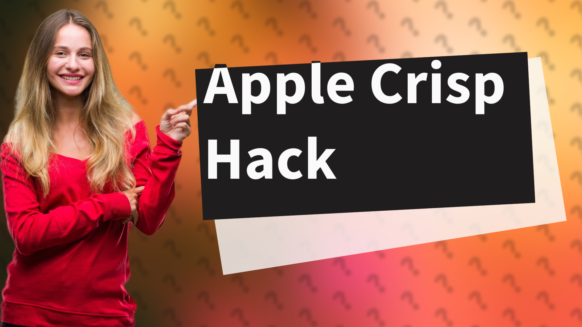 Apple Crisp Hack
