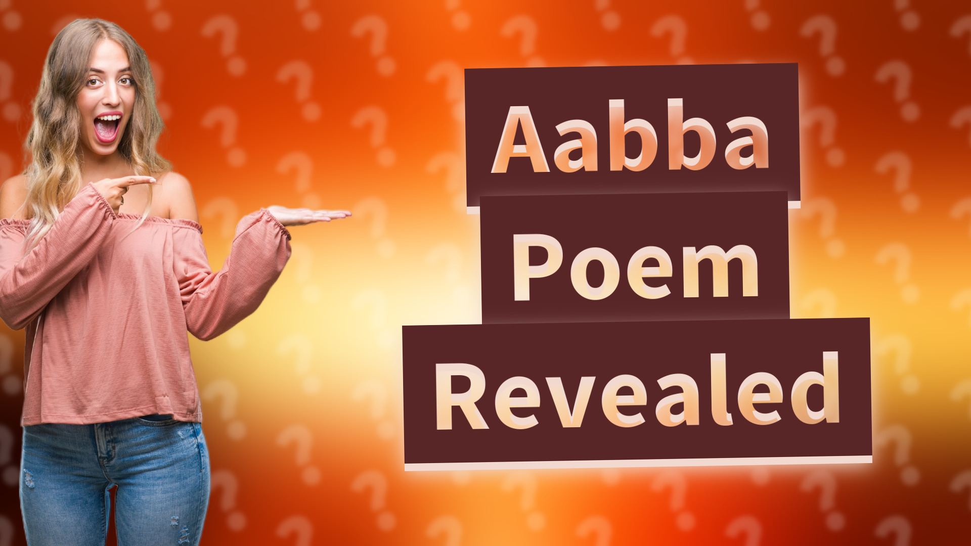 Aabba Poem Revealed