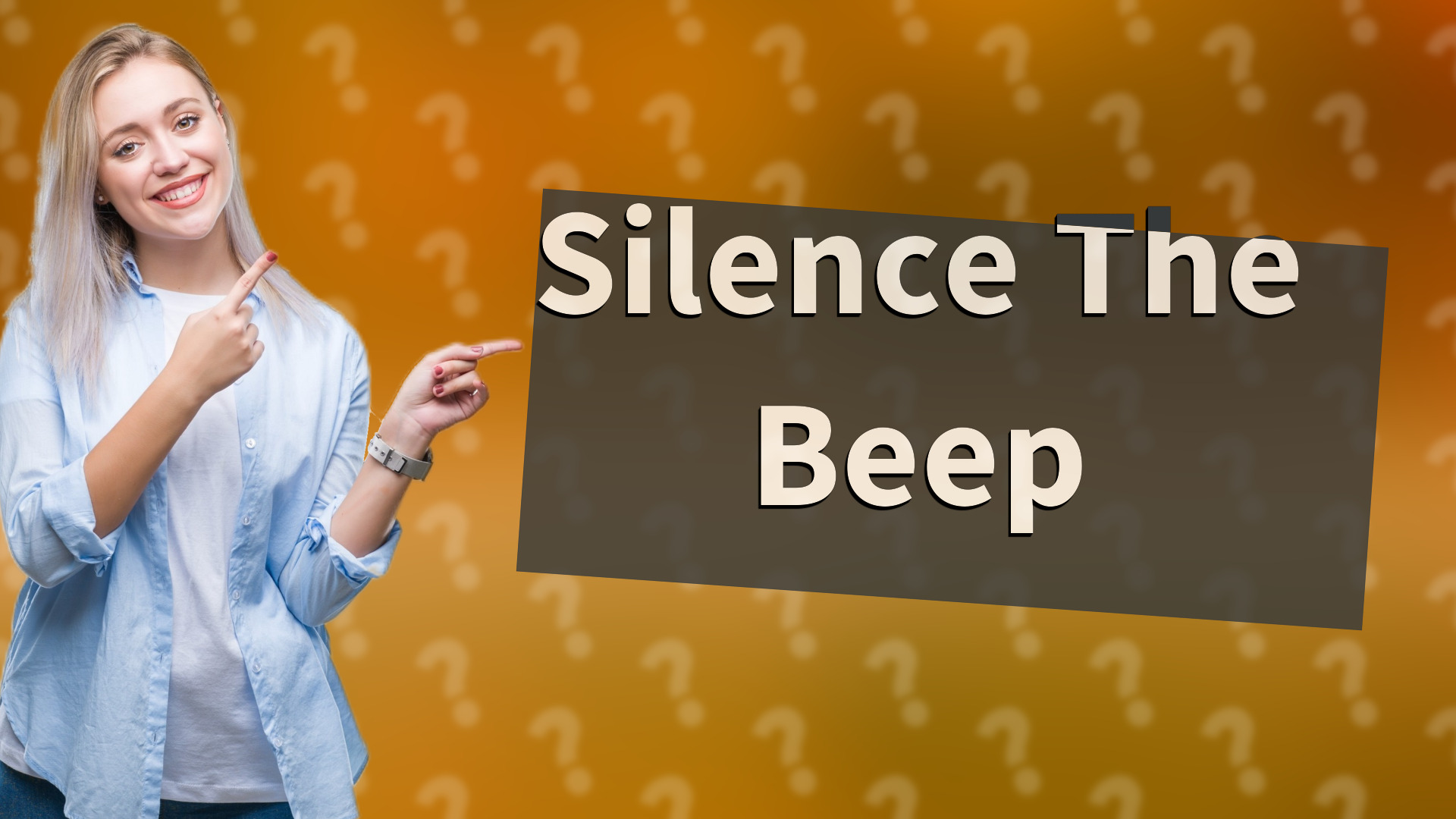 Silence The Beep