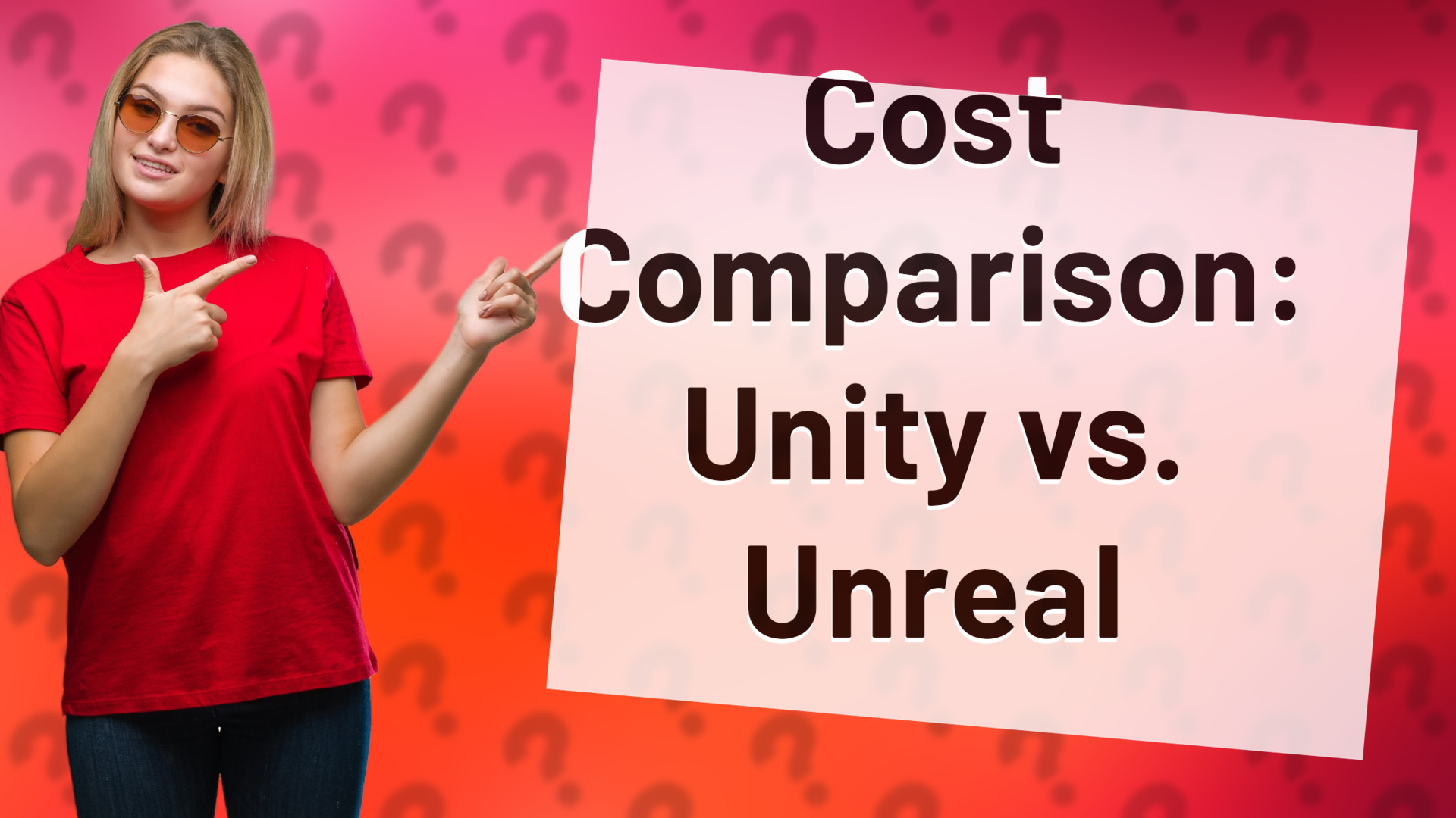 Cost Comparison: Unity vs. Unreal