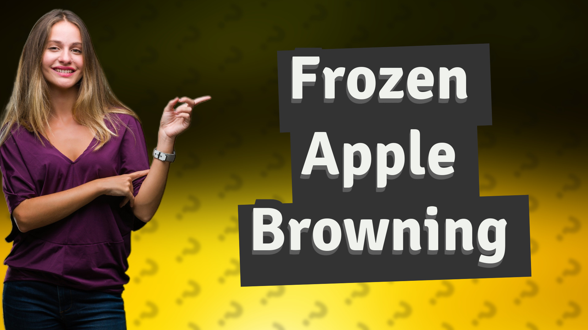 Frozen Apple Browning