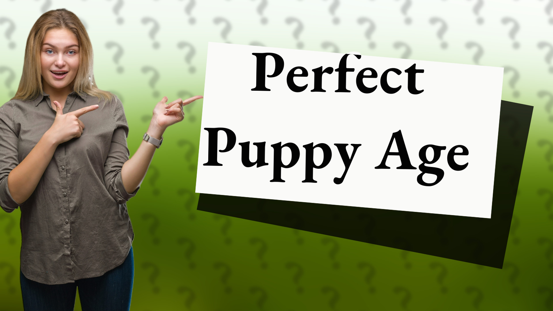 Perfect Puppy Age