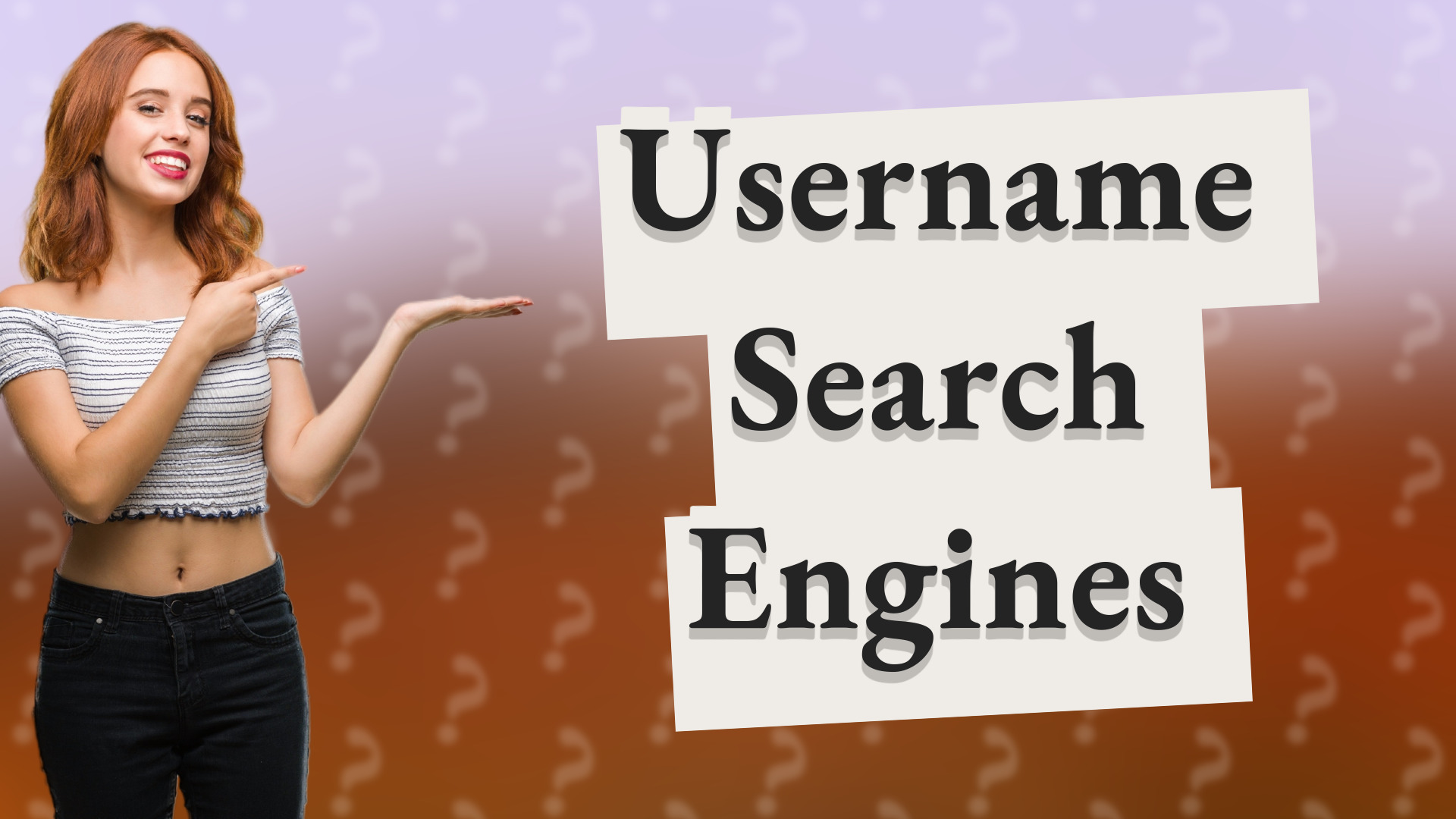 Username Search Engines