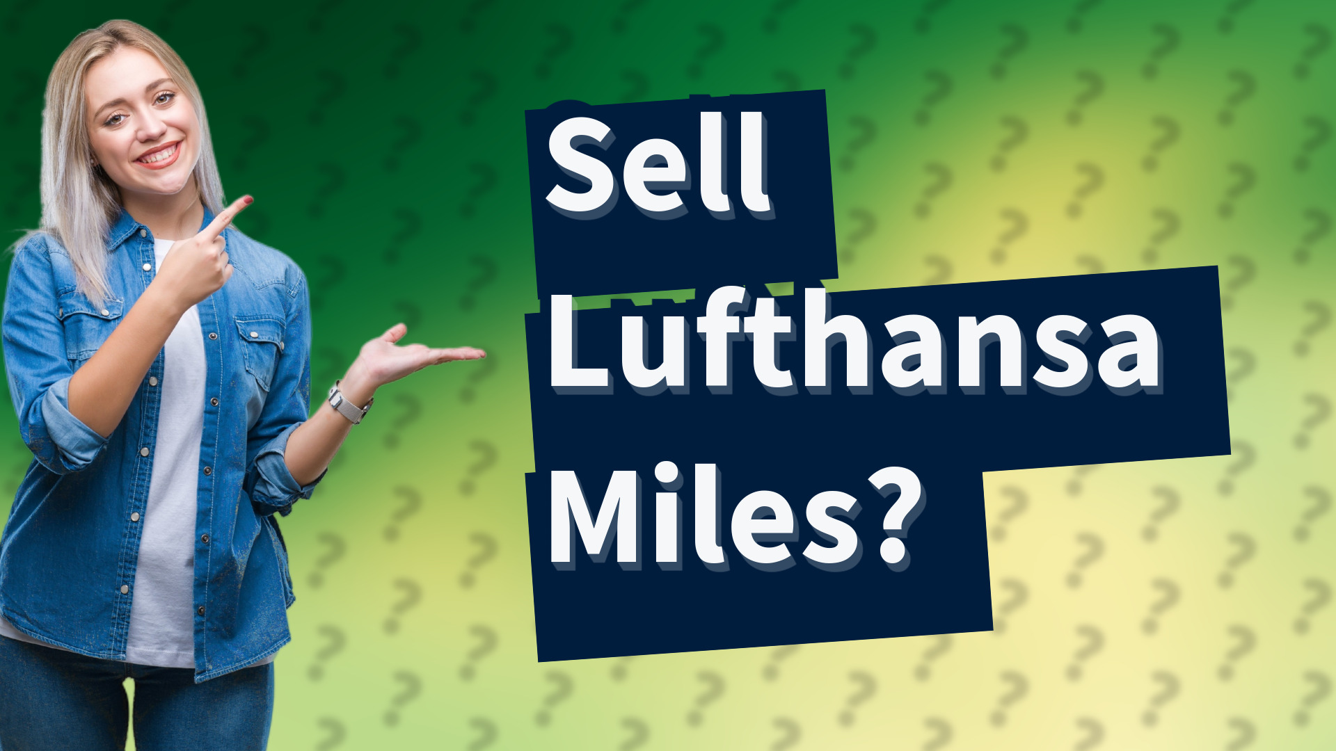 Sell Lufthansa Miles?