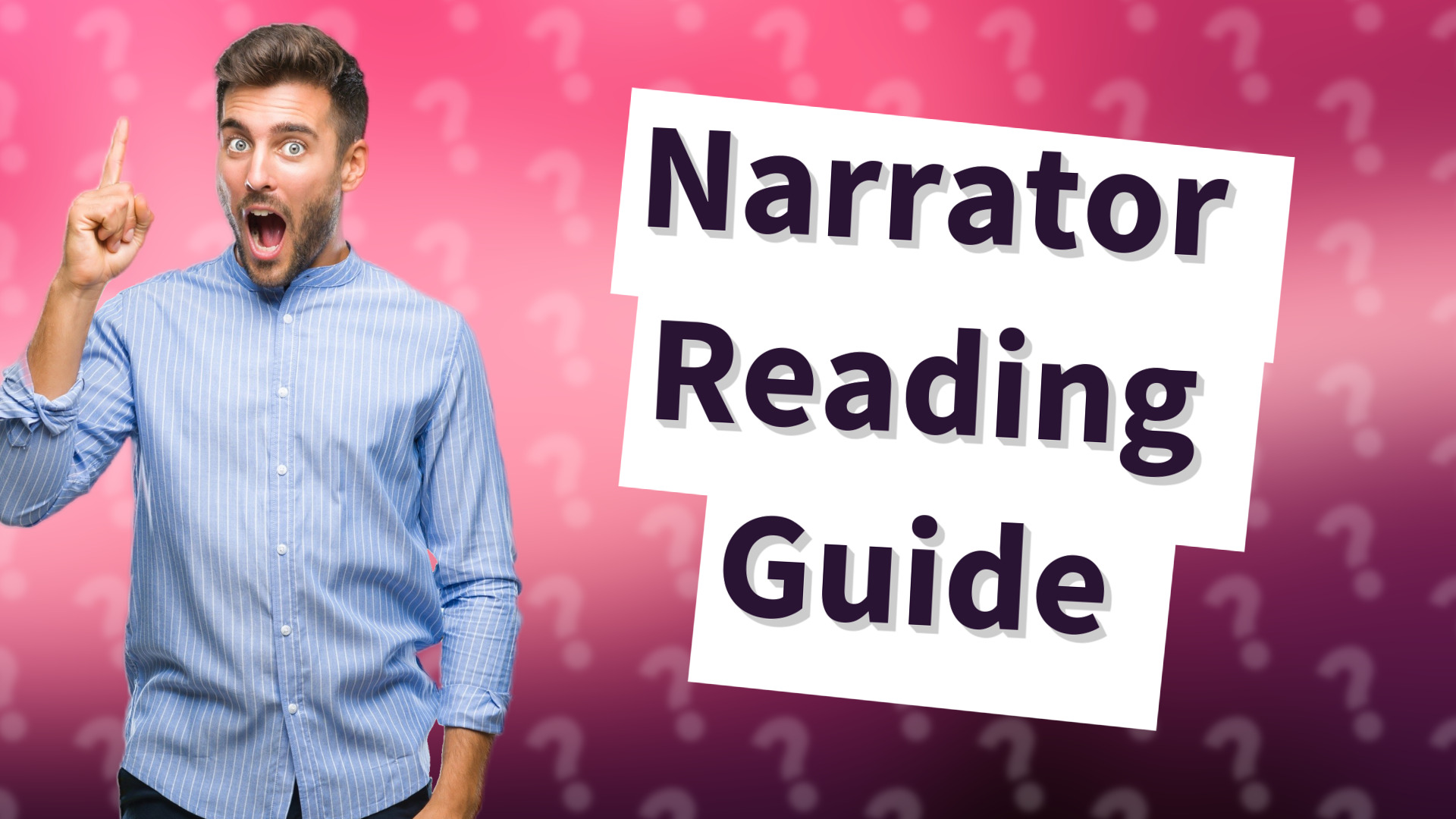 Narrator Reading Guide