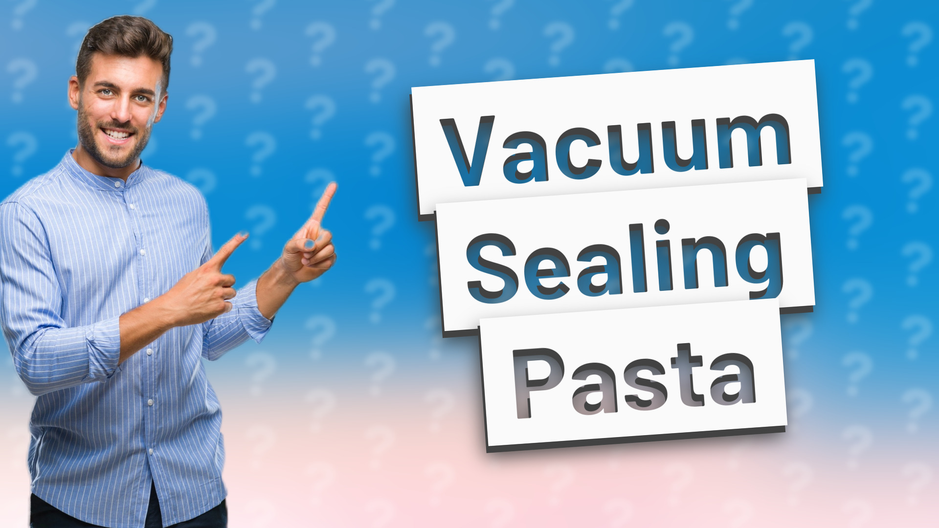 Vacuum Sealing Pasta