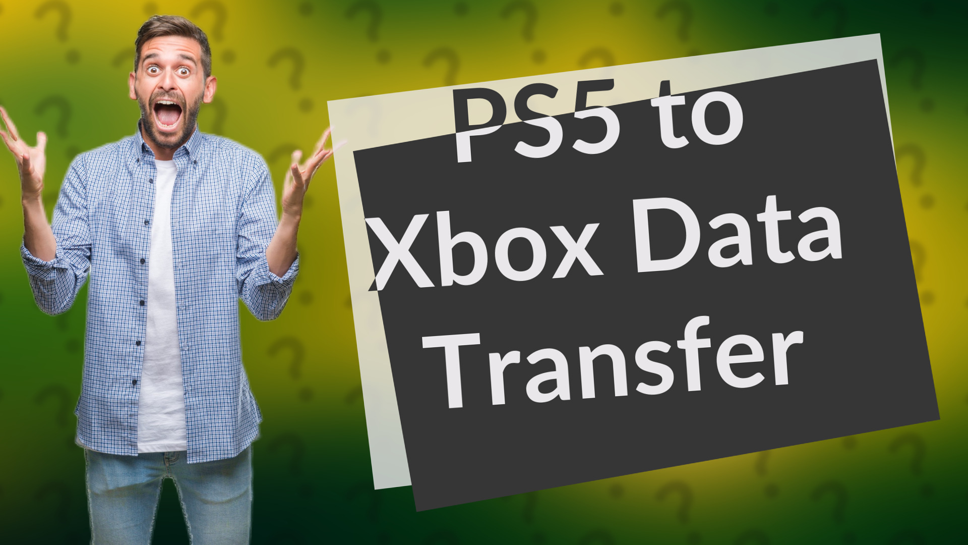 PS5 to Xbox Data Transfer