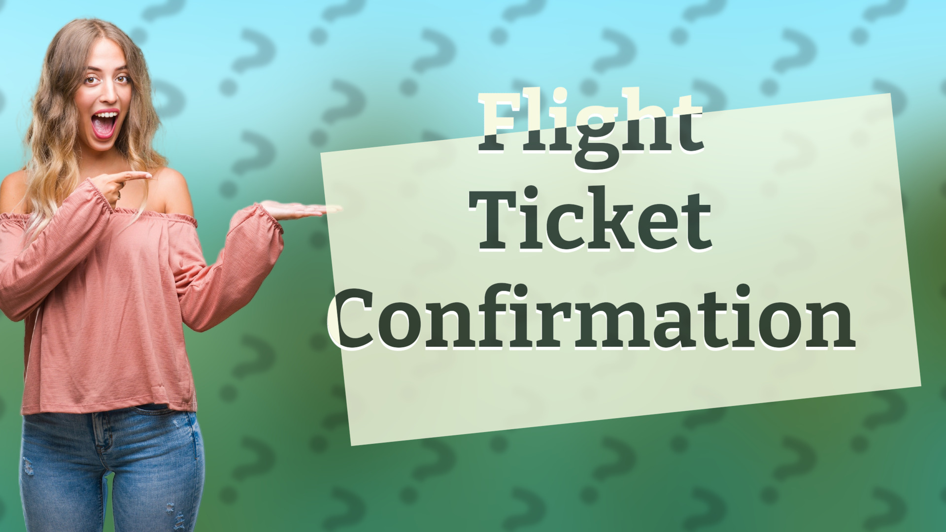 Flight Ticket Confirmation