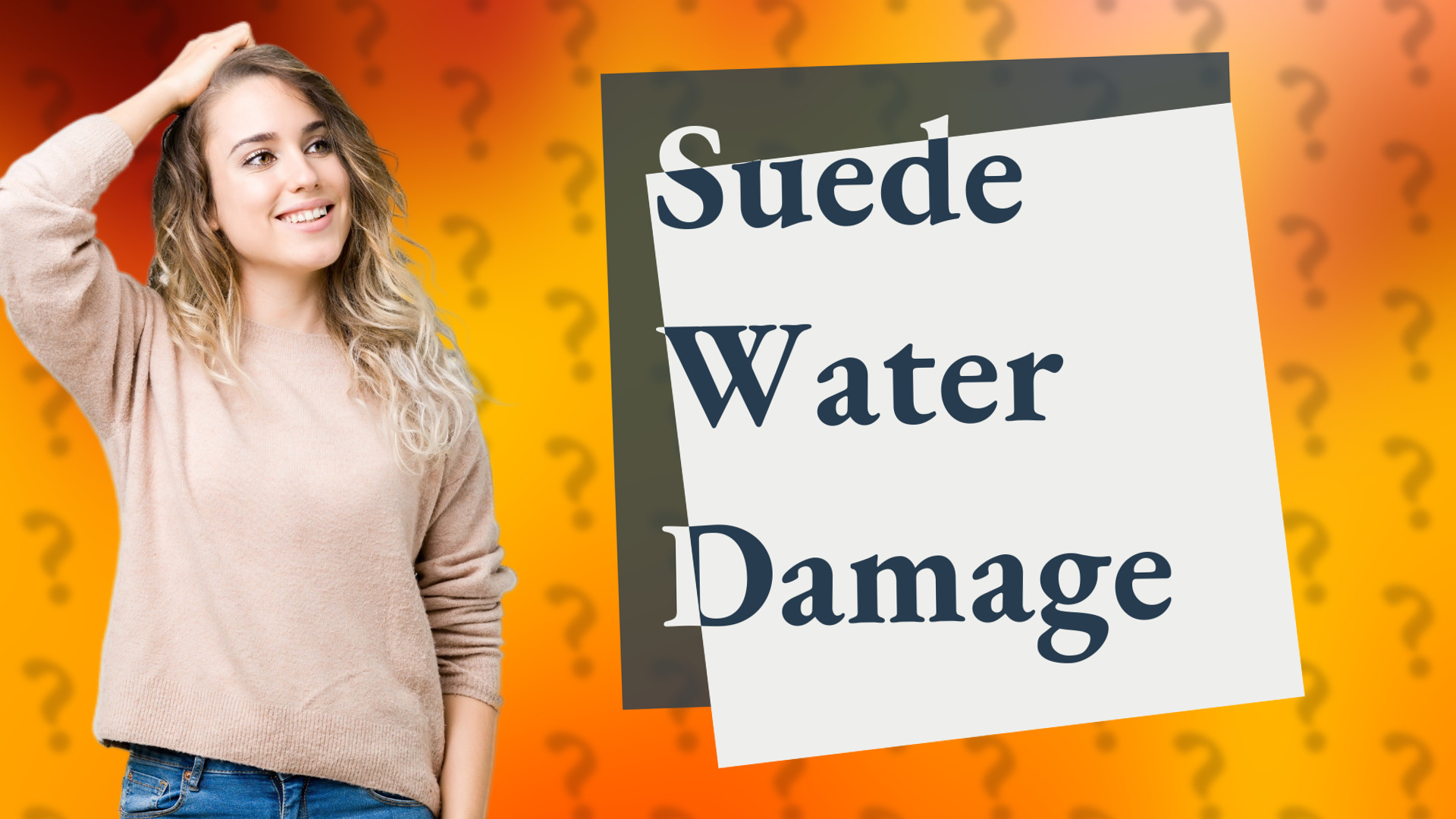 Suede Water Damage