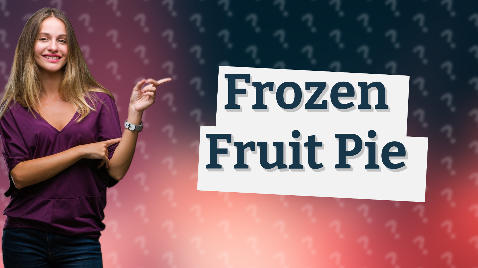 Frozen Fruit Pie