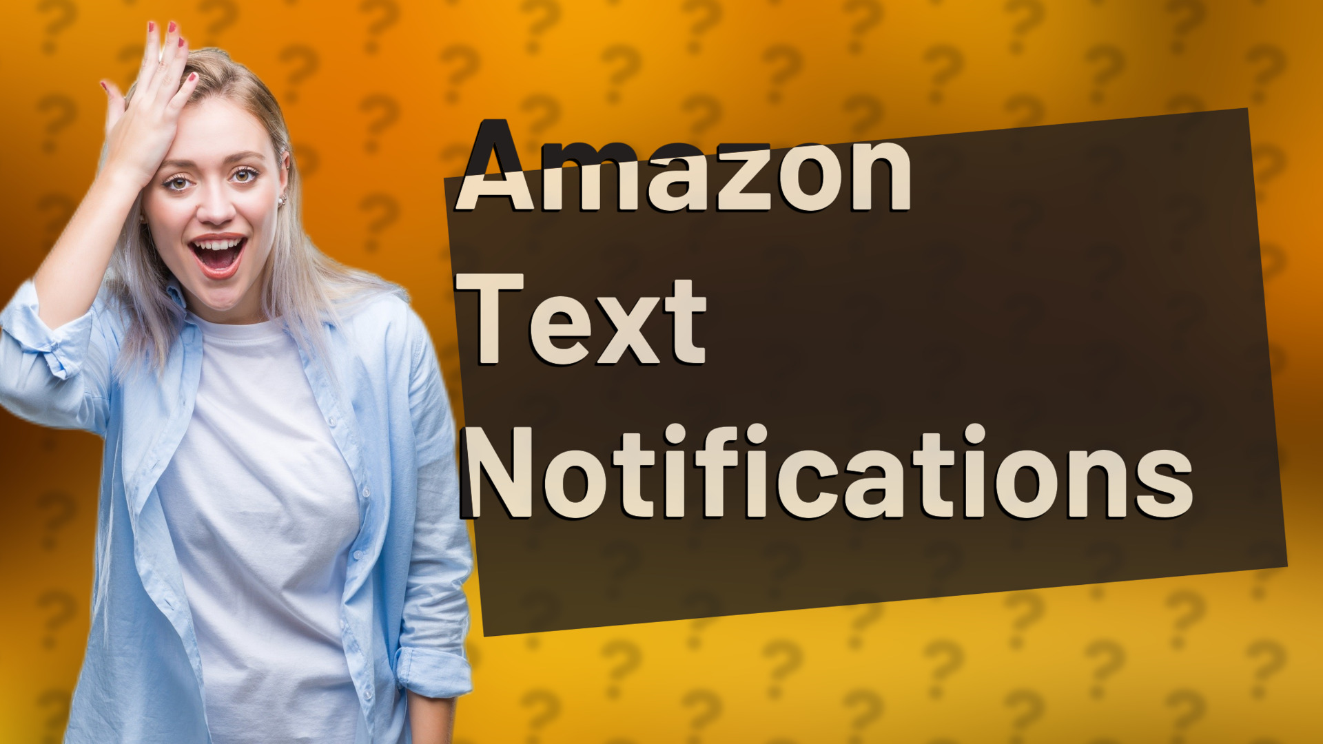 Amazon Text Notifications