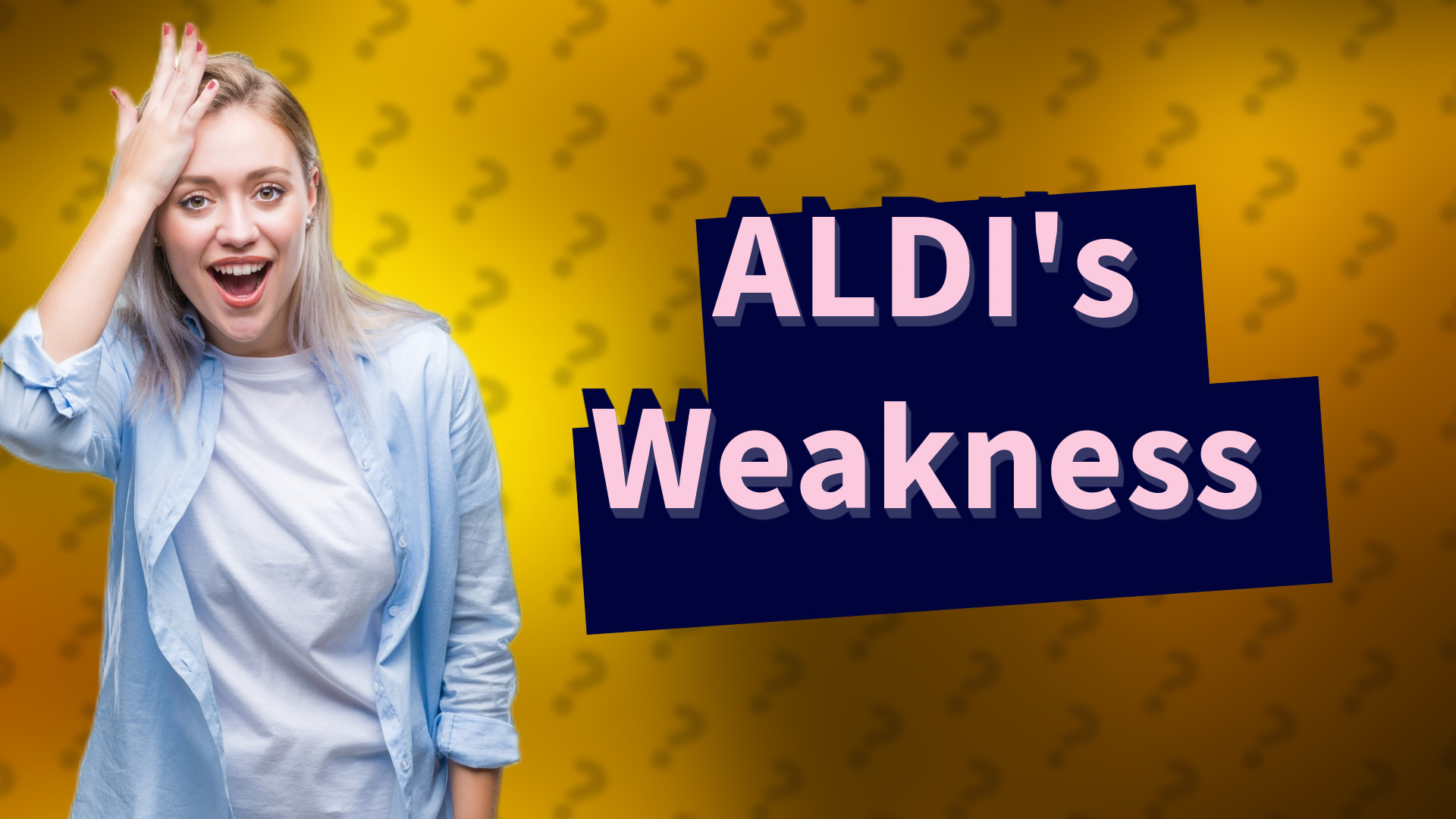 ALDI's Weakness