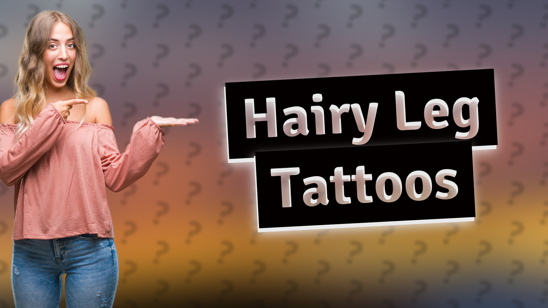 Hairy Leg Tattoos