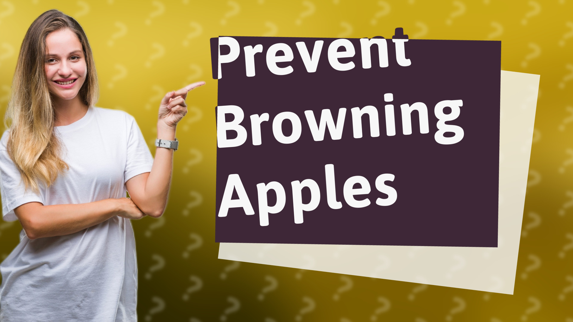 Prevent Browning Apples