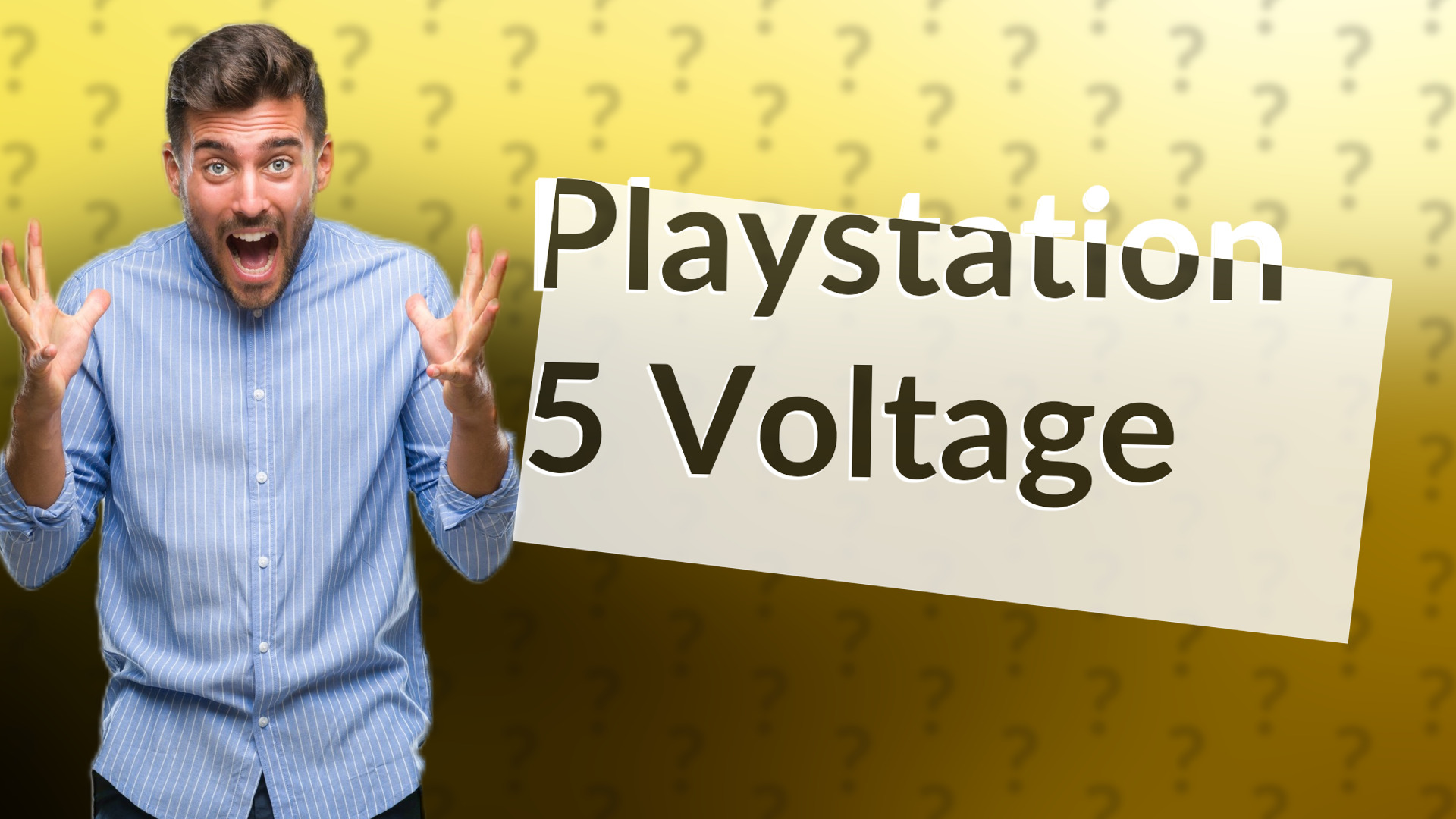 Playstation 5 Voltage