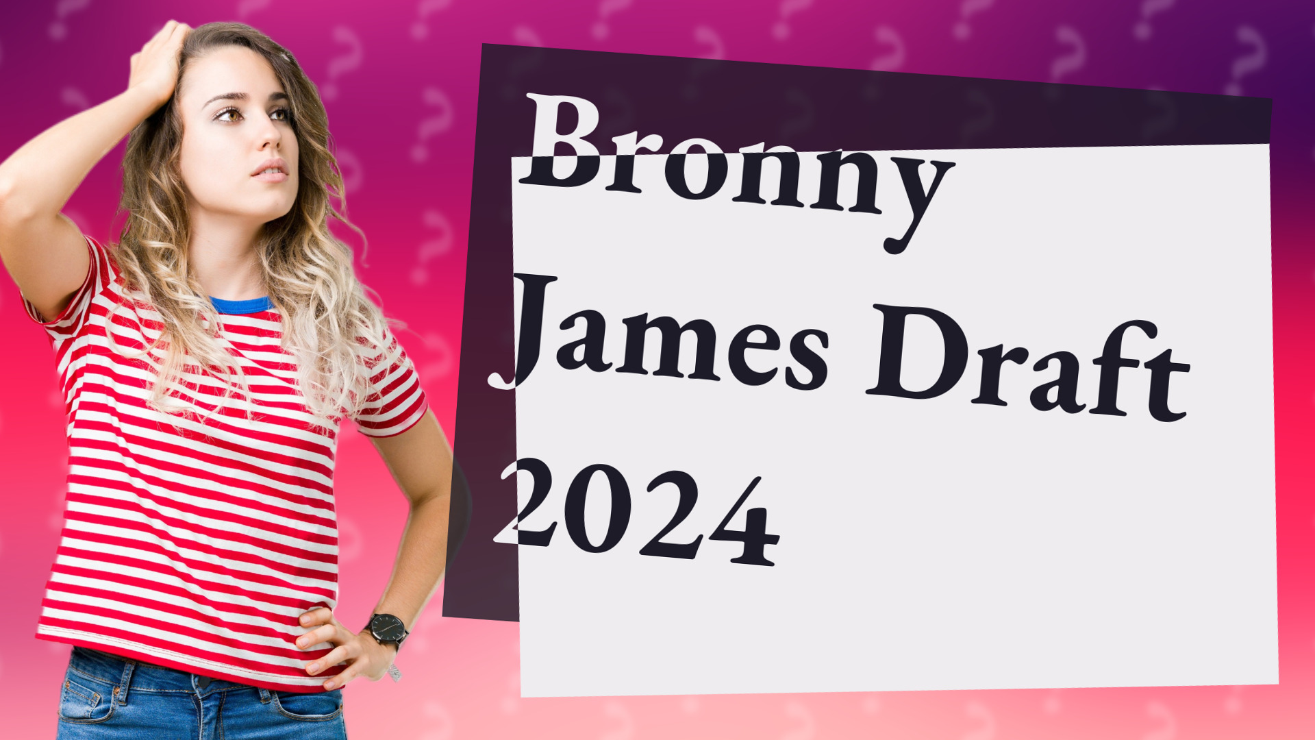 Bronny James Draft 2024
