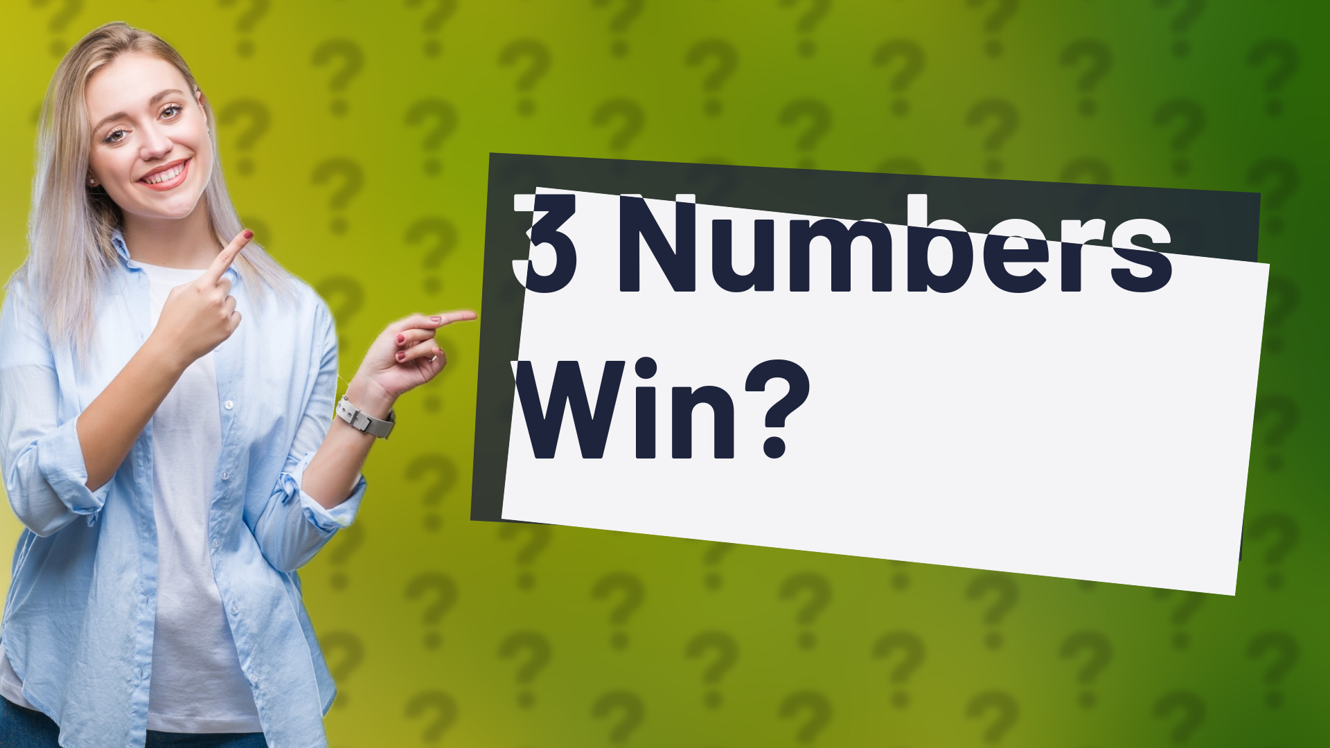 3 Numbers Win?