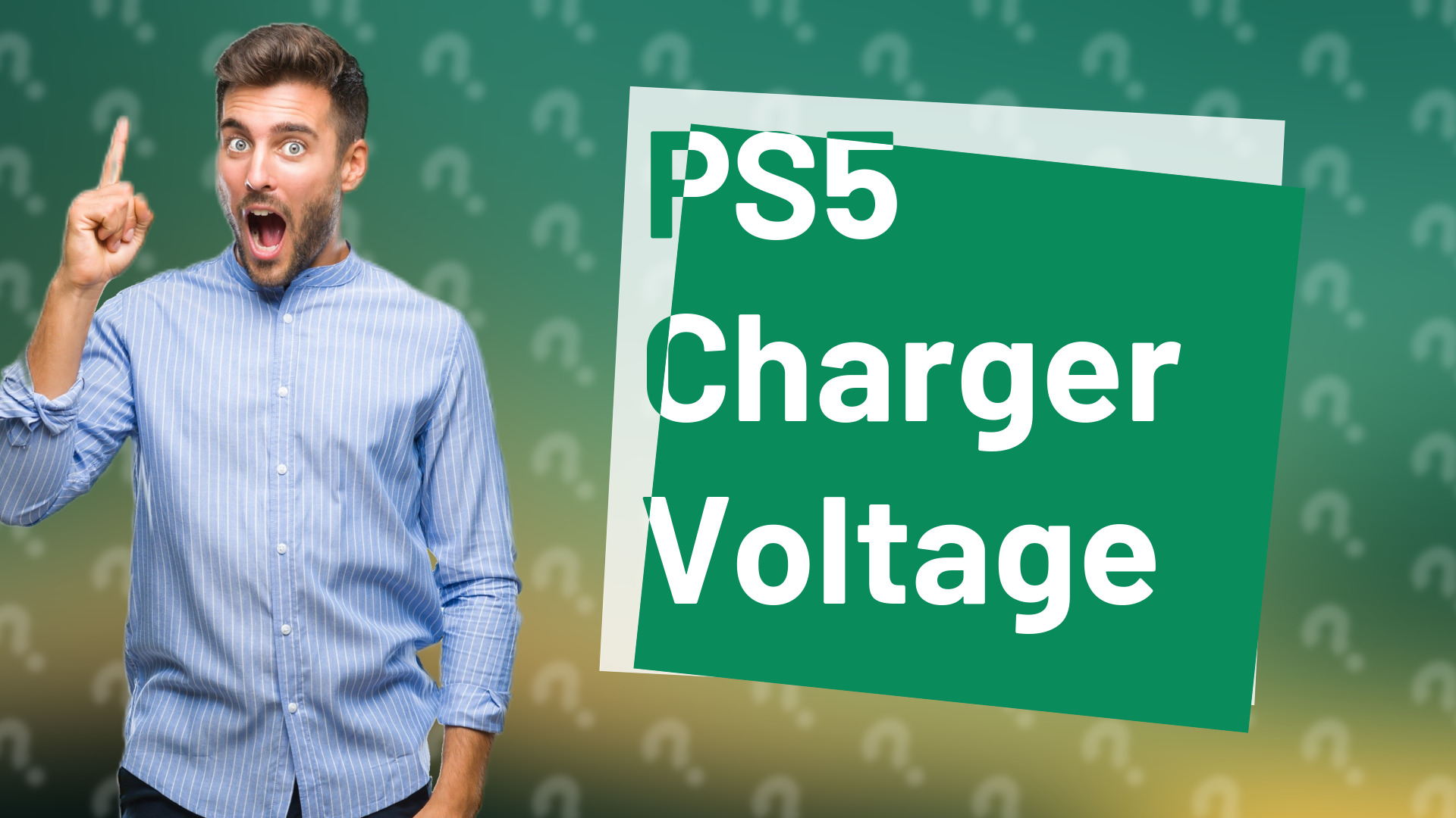 PS5 Charger Voltage