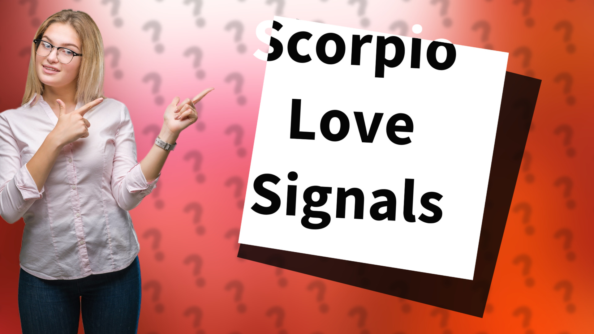 Scorpio Love Signals