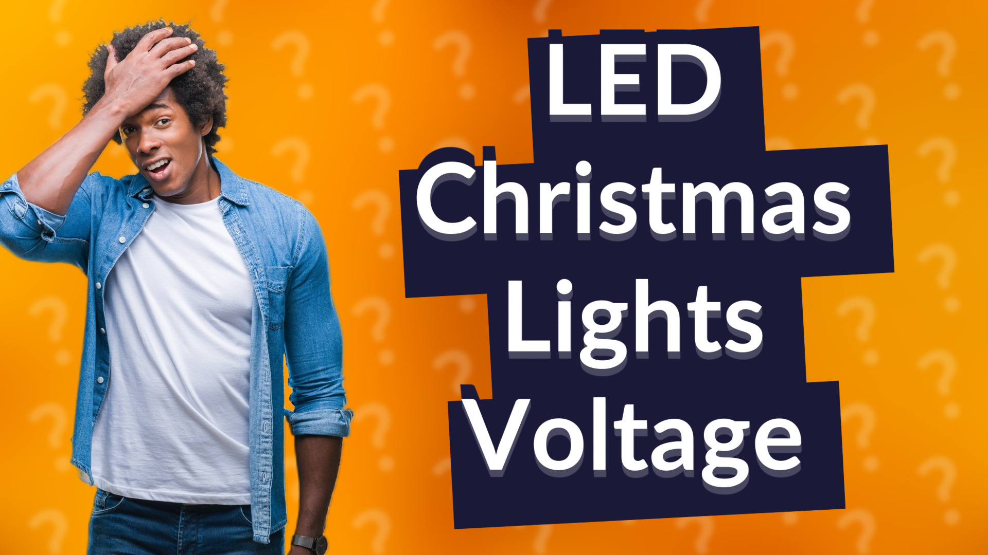 LED Christmas Lights Voltage
