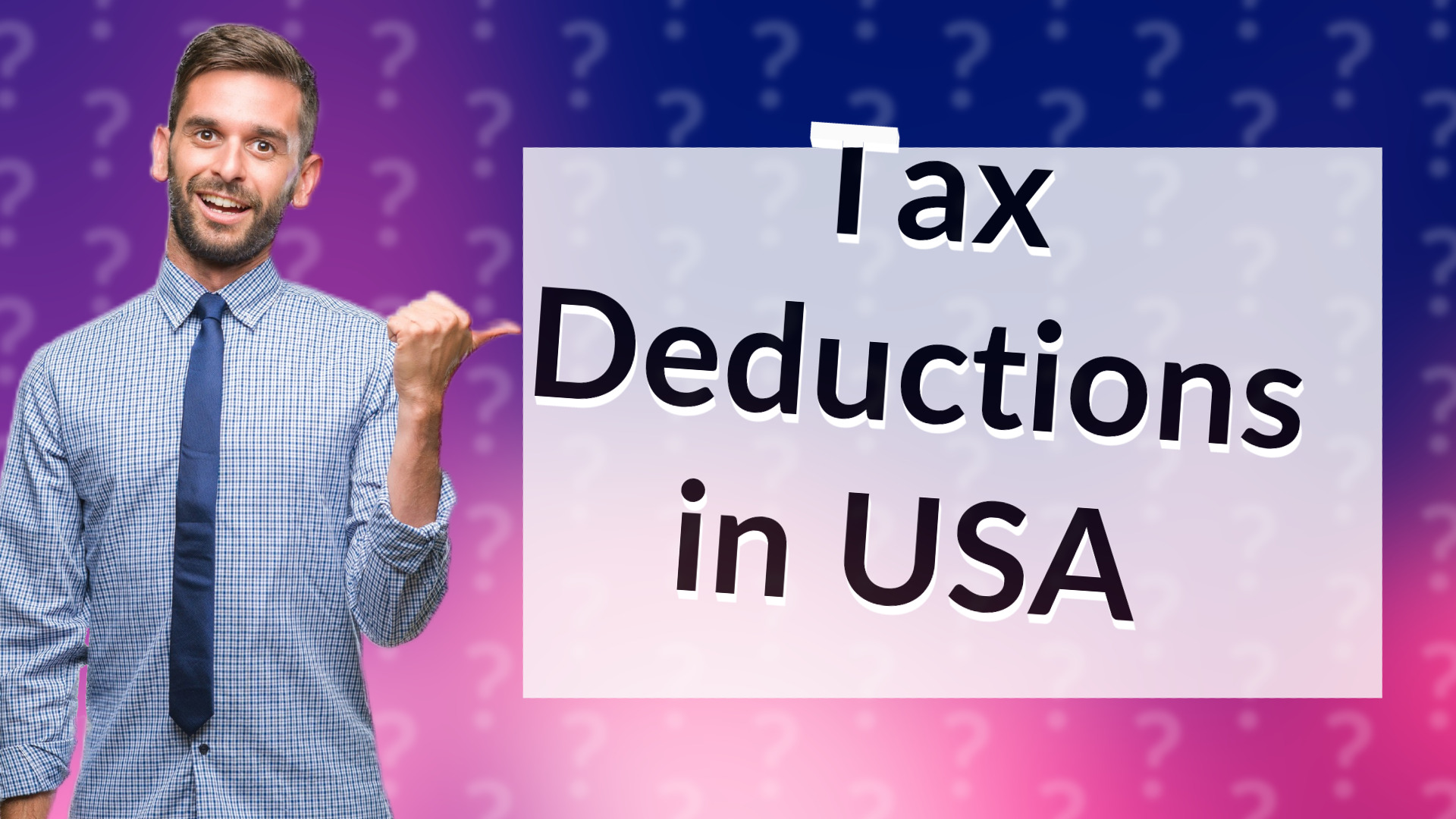 Tax Deductions in USA