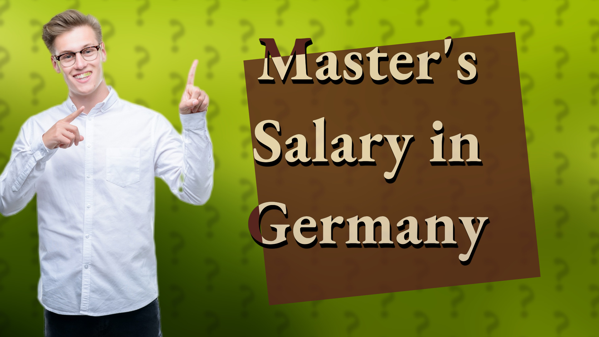 Master's Salary in Germany