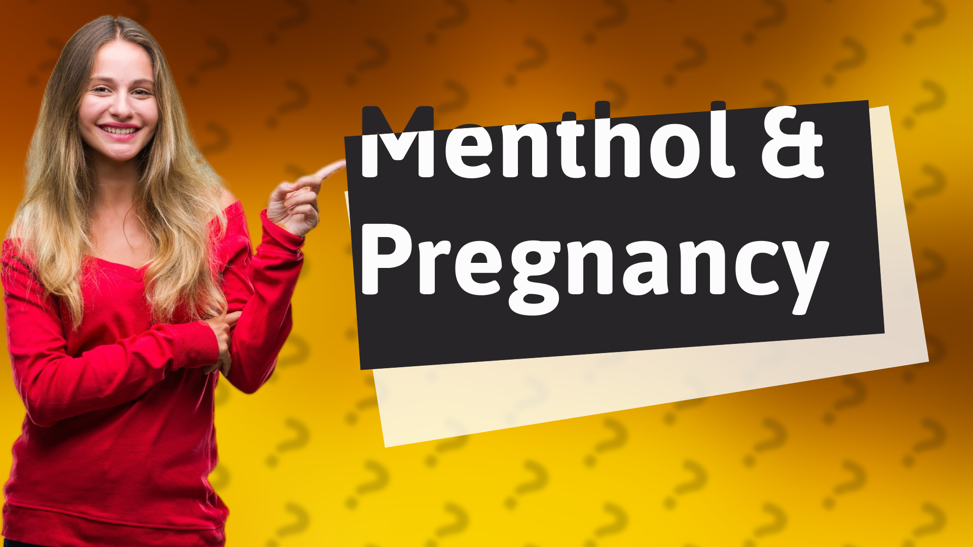 Menthol & Pregnancy