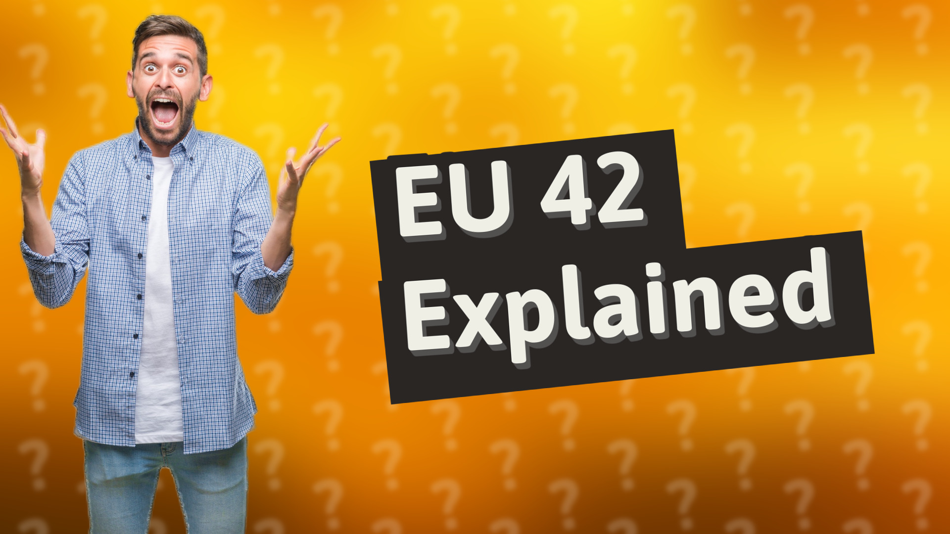 EU 42 Explained
