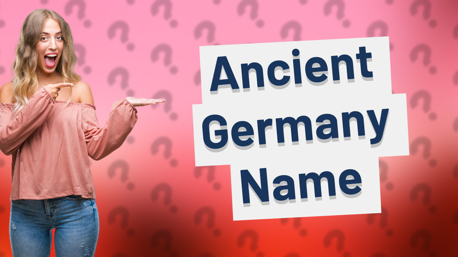 Ancient Germany Name