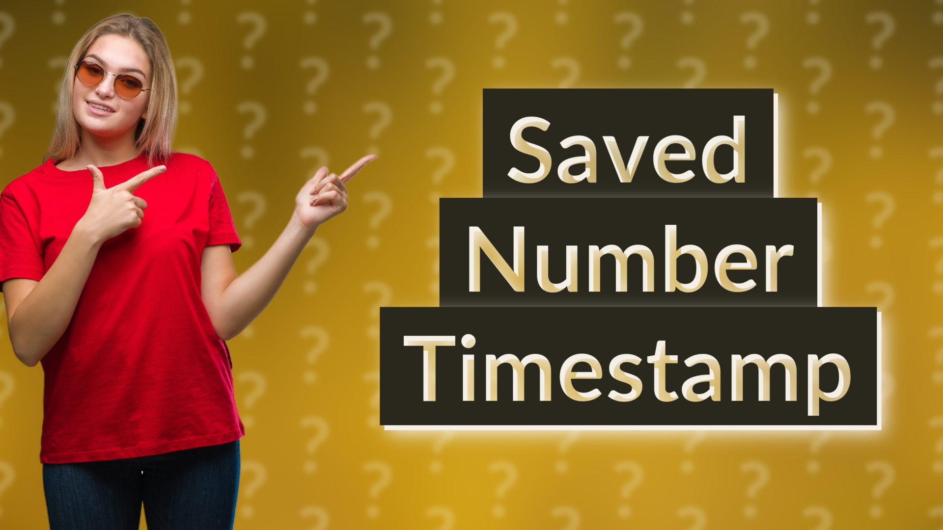 Saved Number Timestamp