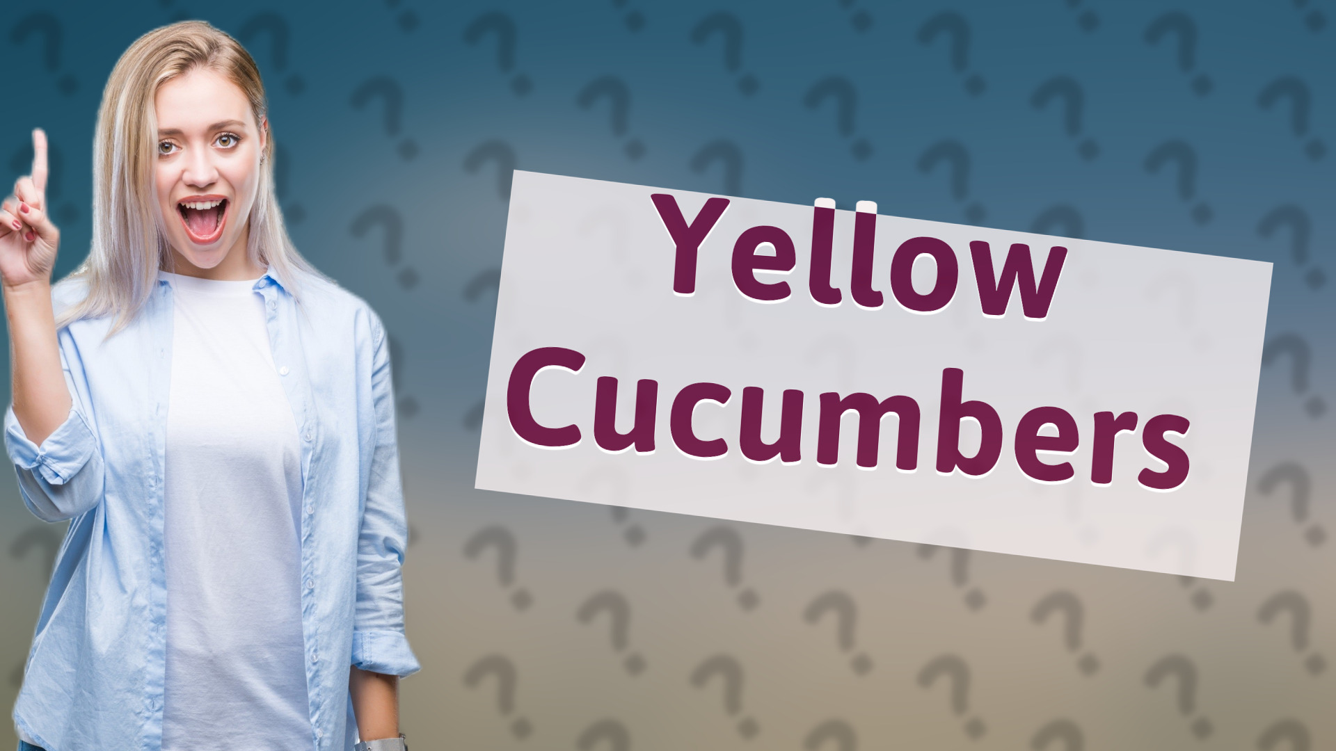 Yellow Cucumbers