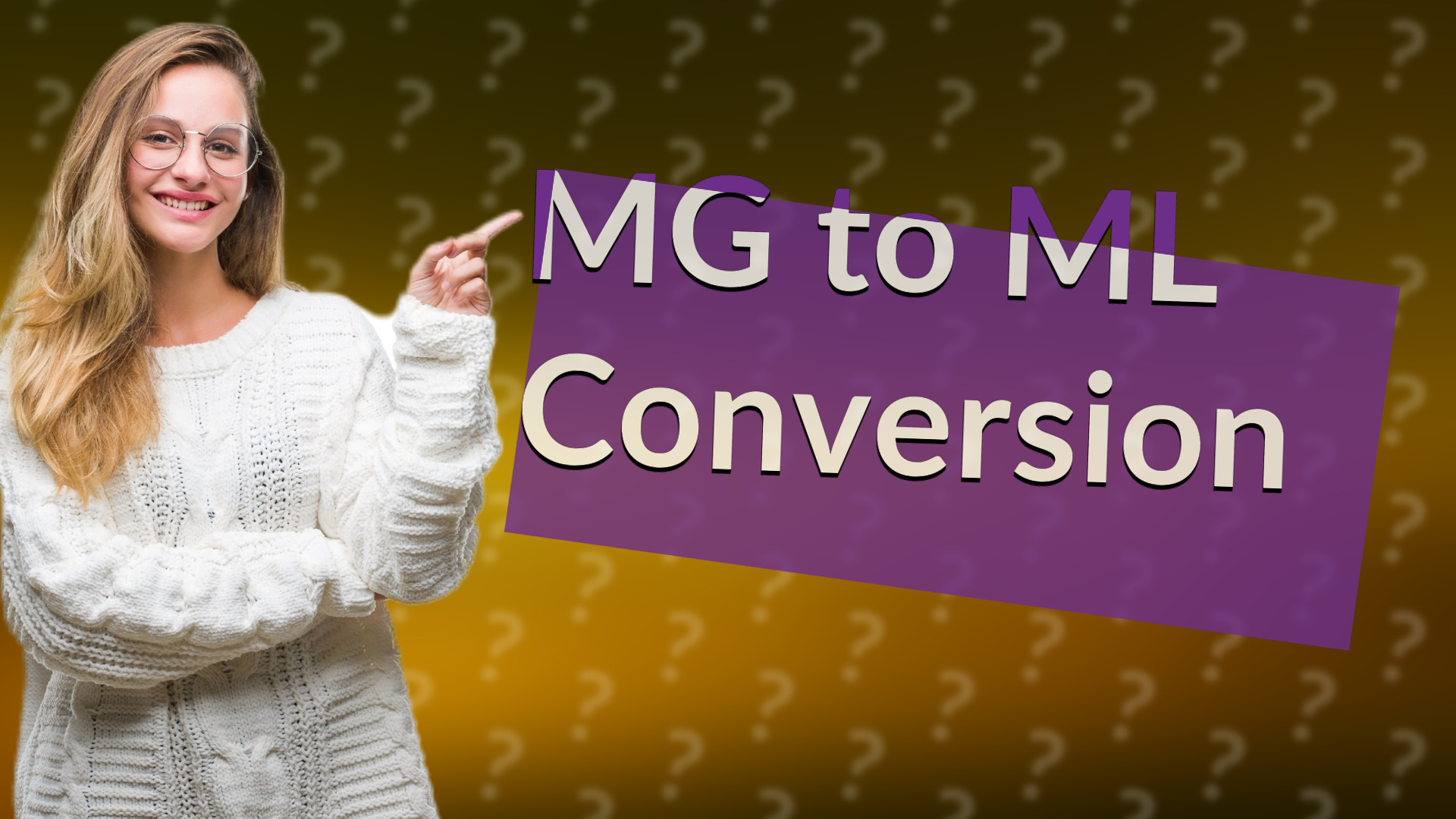 MG to ML Conversion