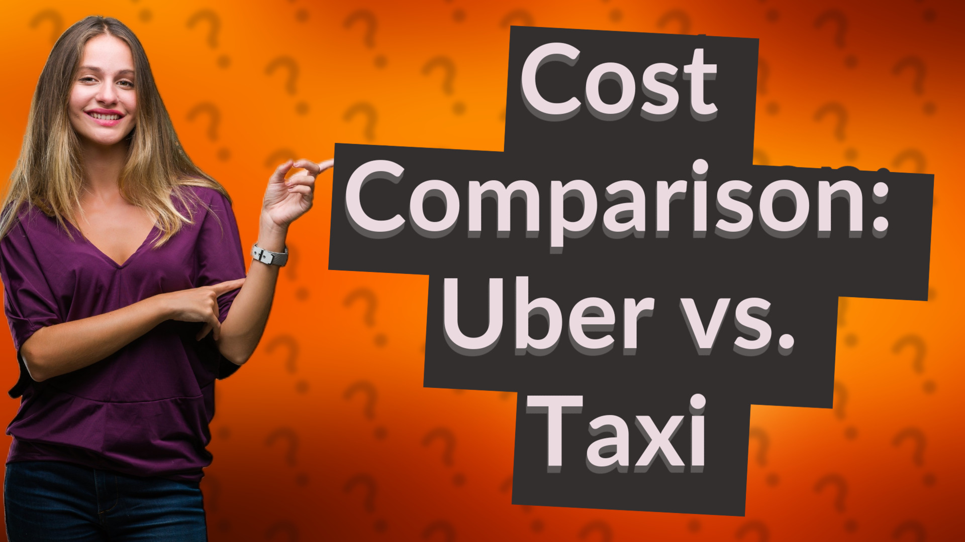 Cost Comparison: Uber vs. Taxi