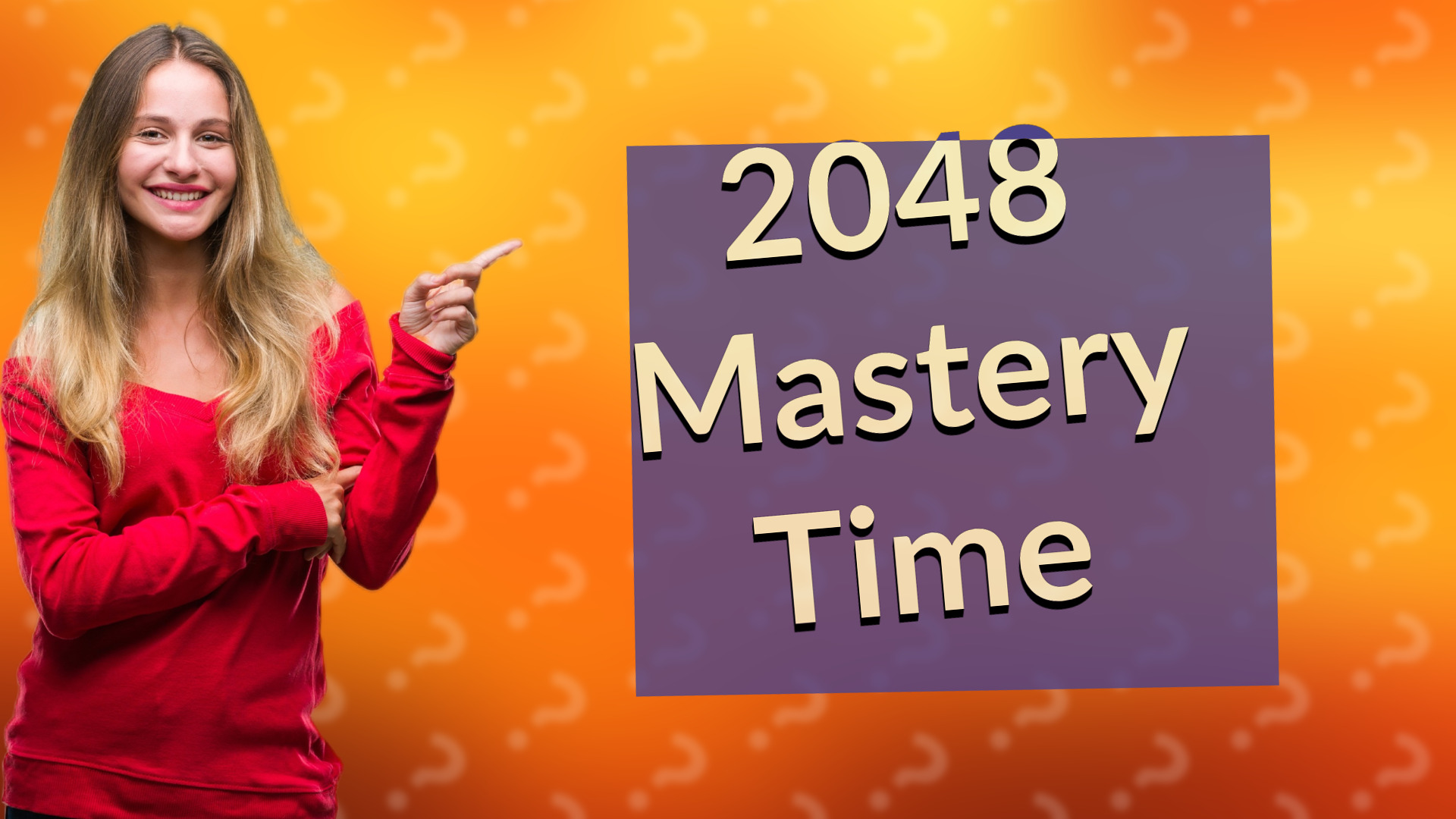 2048 Mastery Time