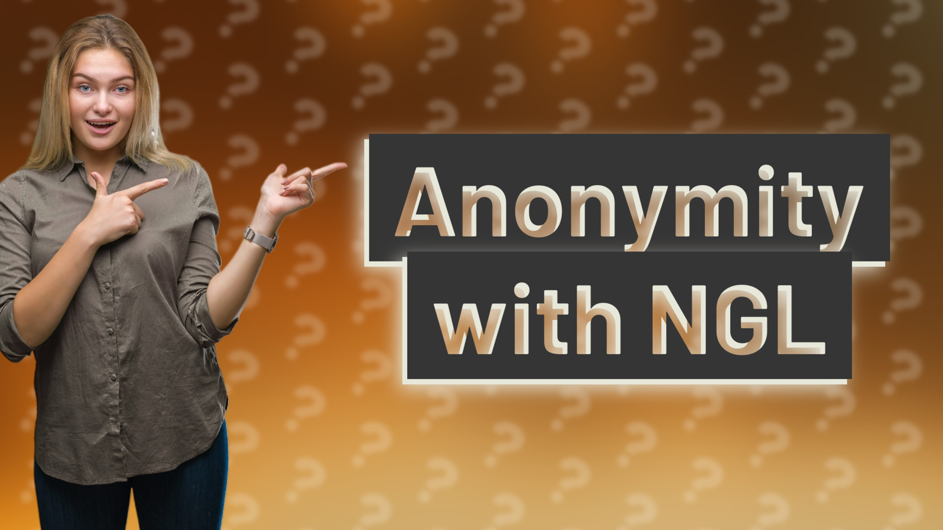 Anonymity with NGL