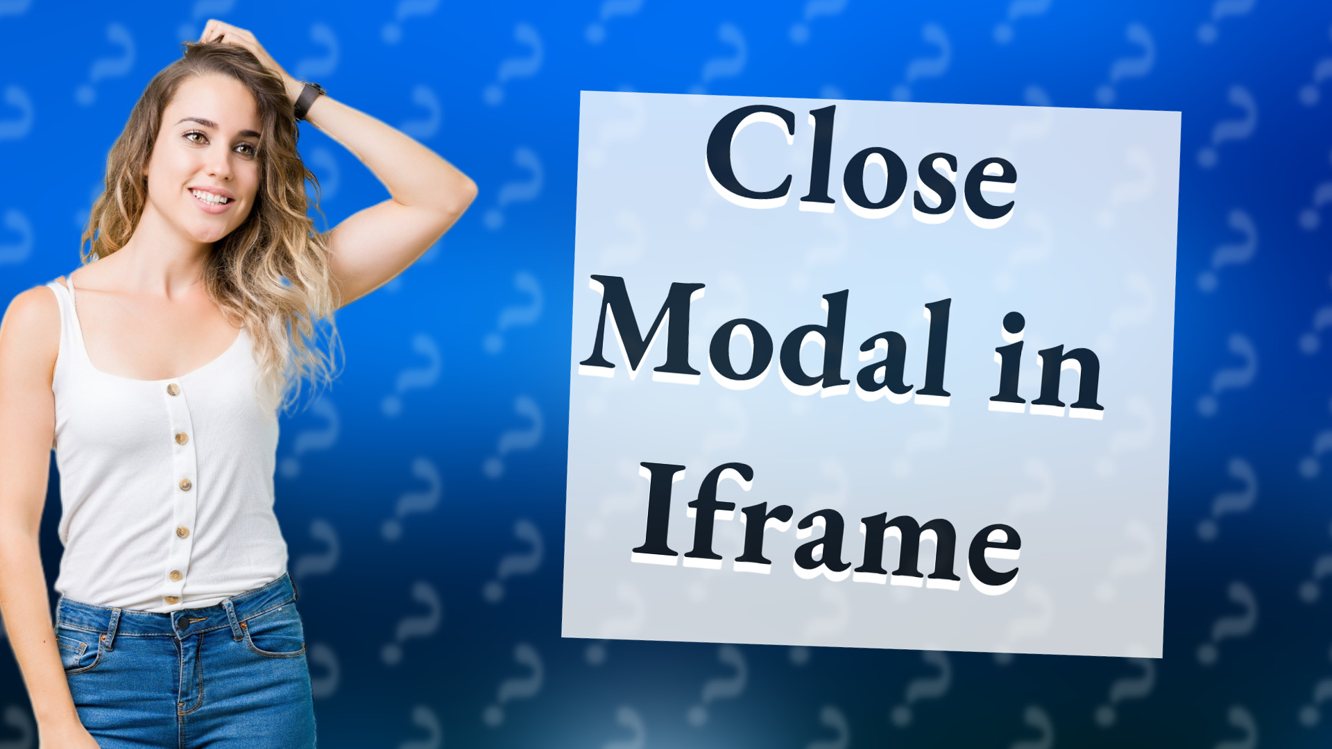 Close Modal in Iframe