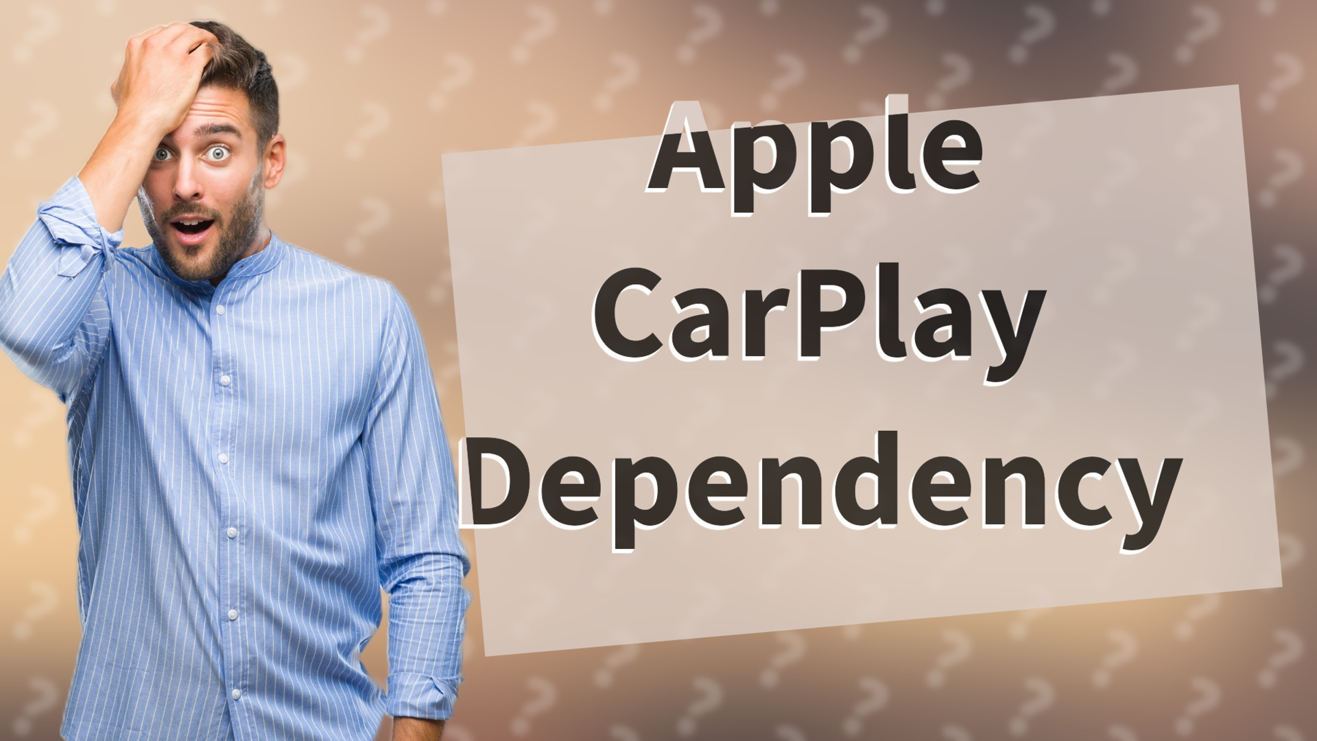 Apple CarPlay Dependency