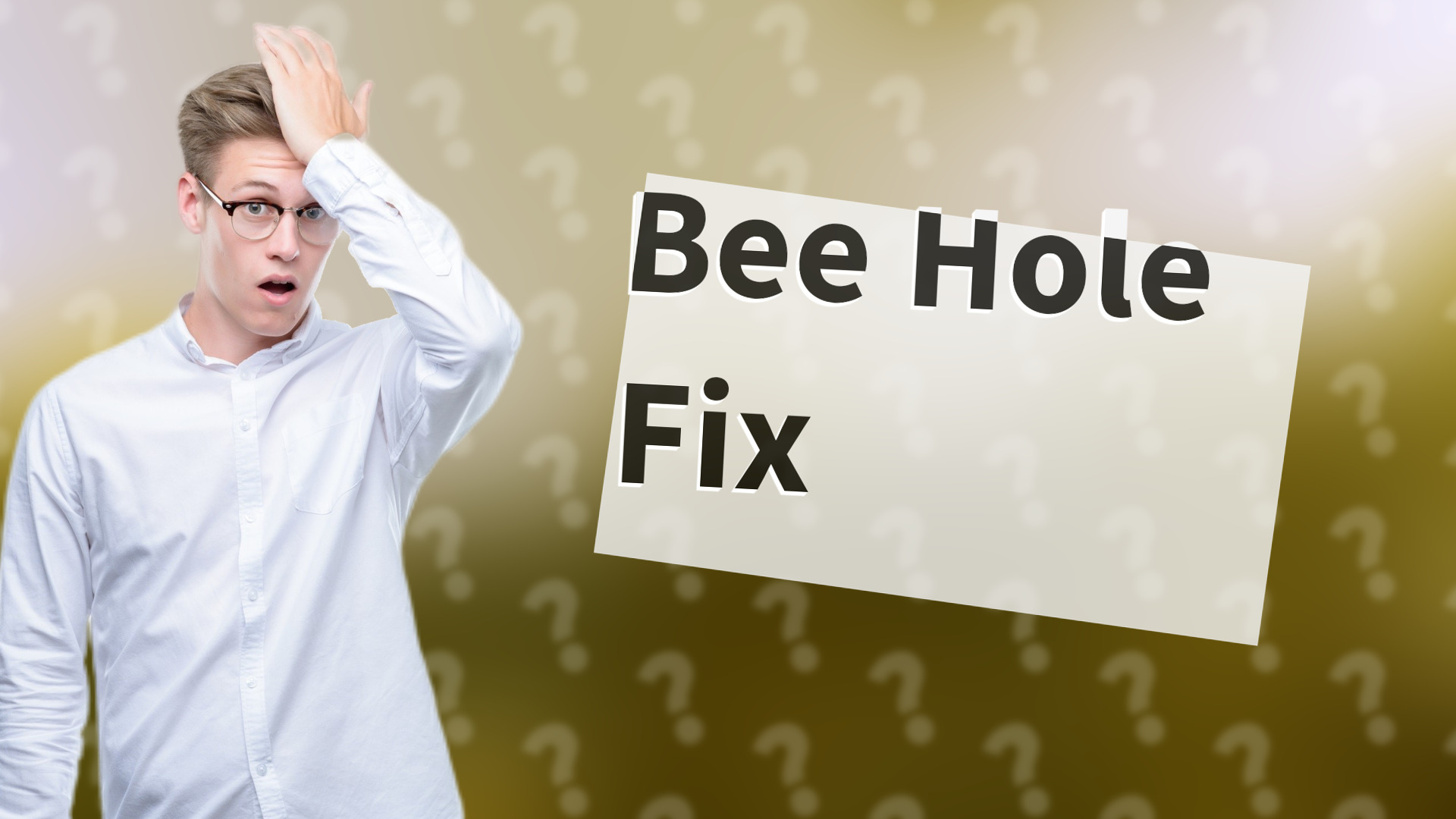 Bee Hole Fix