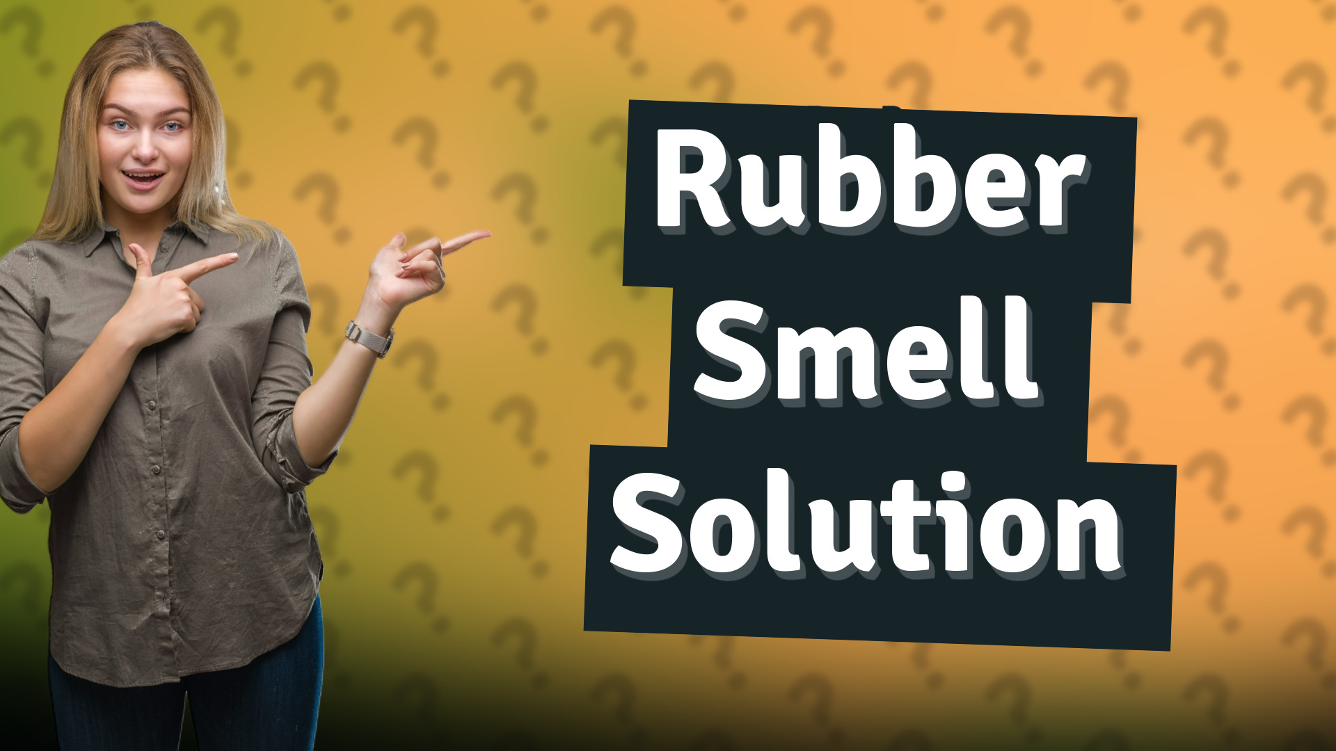 Rubber Smell Solution
