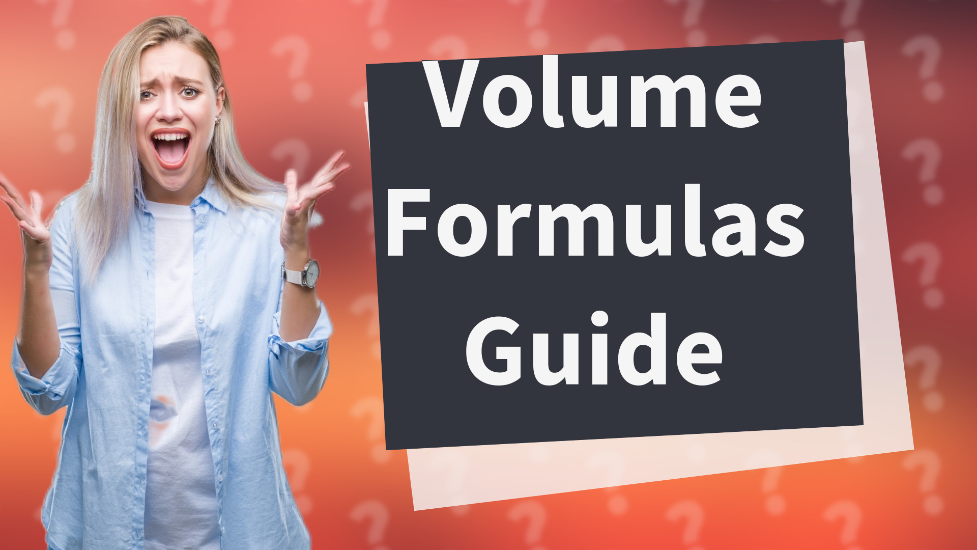 Volume Formulas Guide